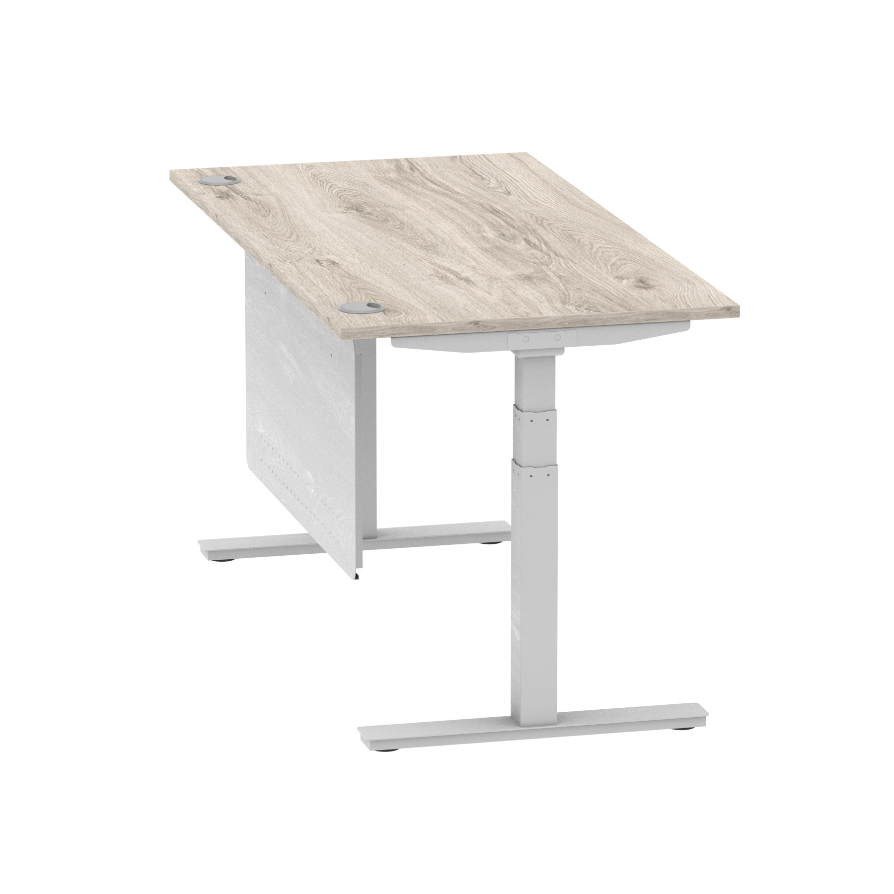 Grey Oak / Silver Frame
