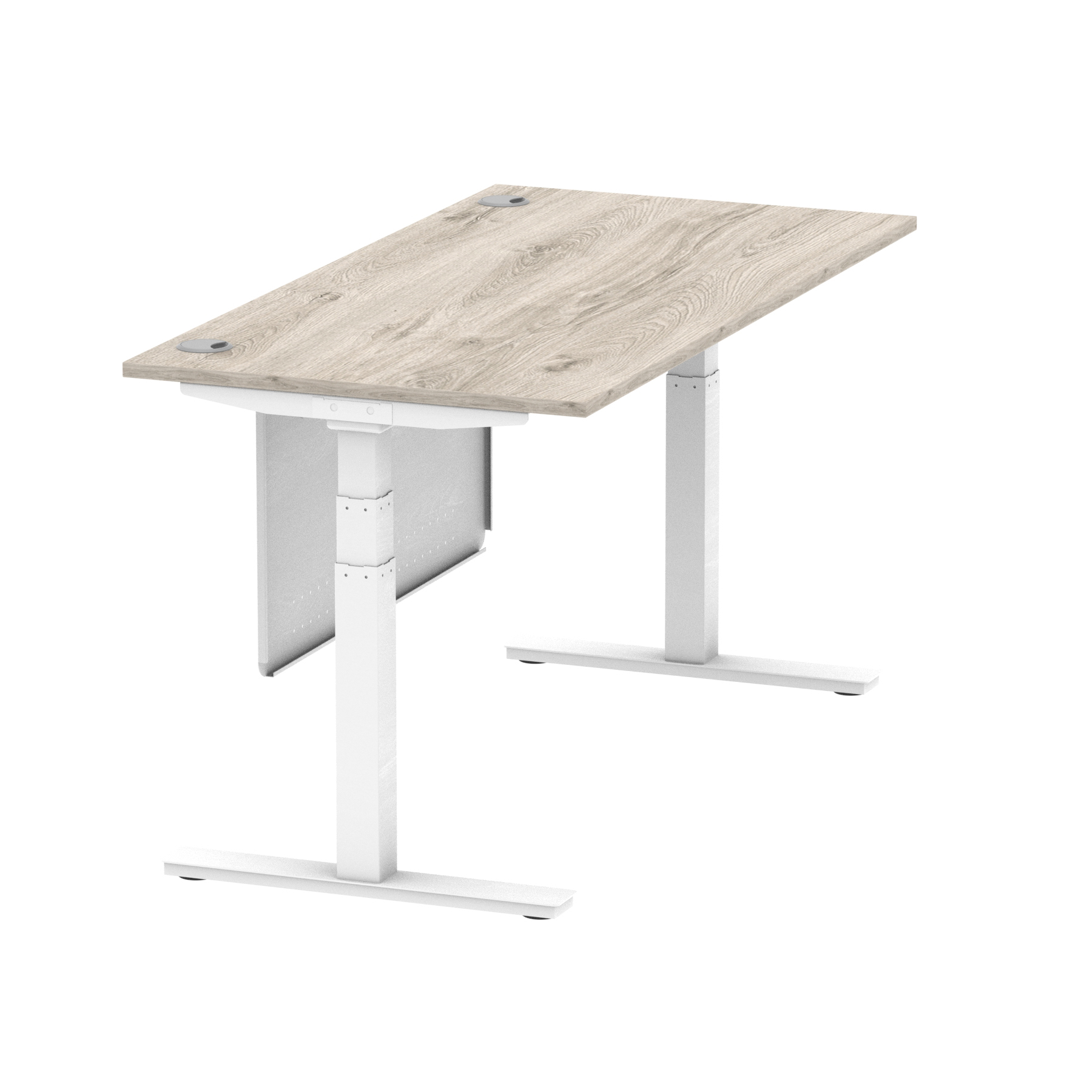 Grey Oak / White Frame