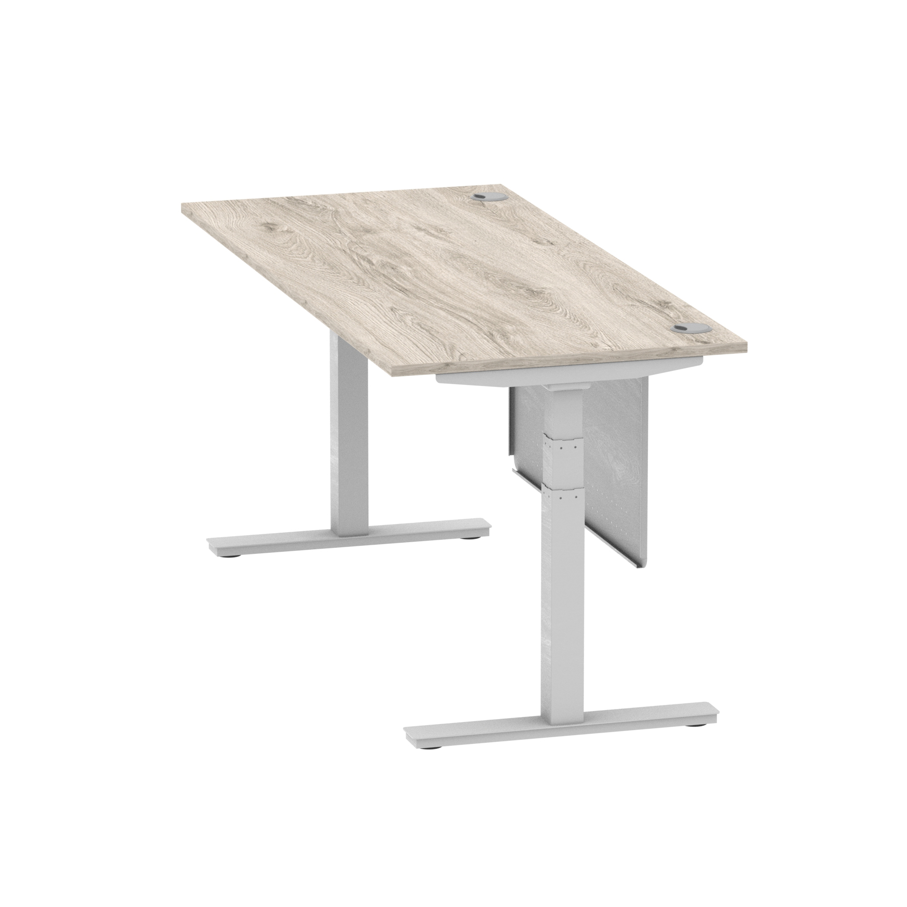 Grey Oak / Silver Frame