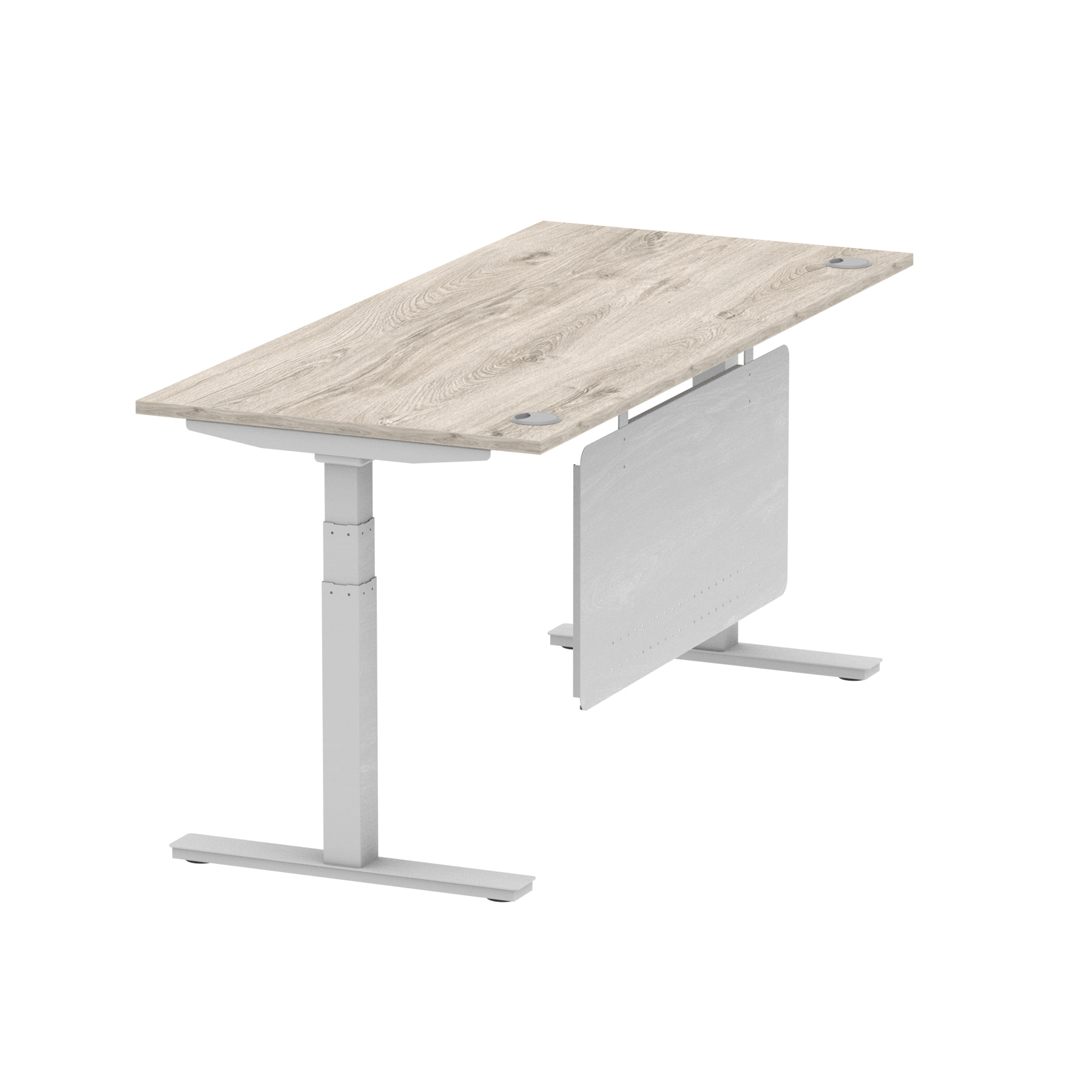 Grey Oak / Silver Frame