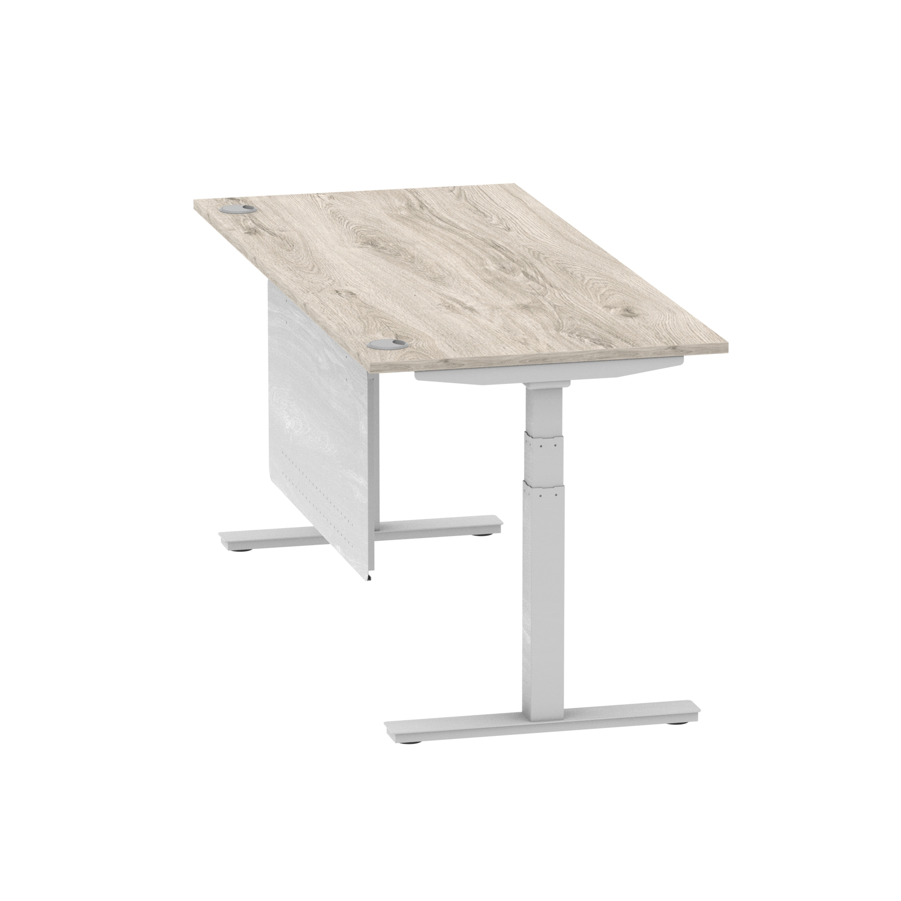 Grey Oak / Silver Frame