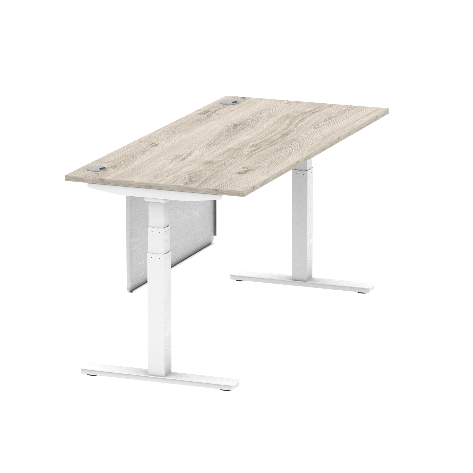 Grey Oak / White Frame