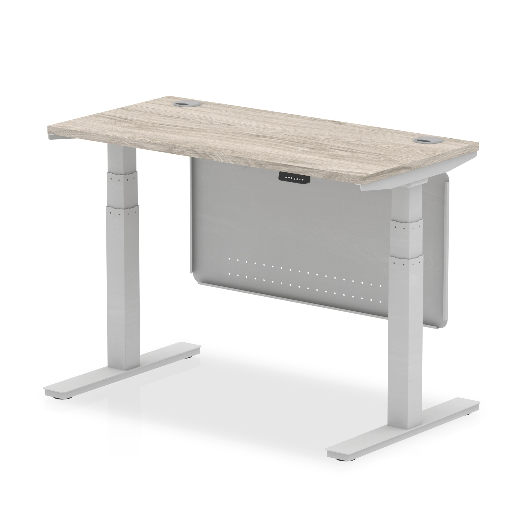 Grey Oak / Silver Frame