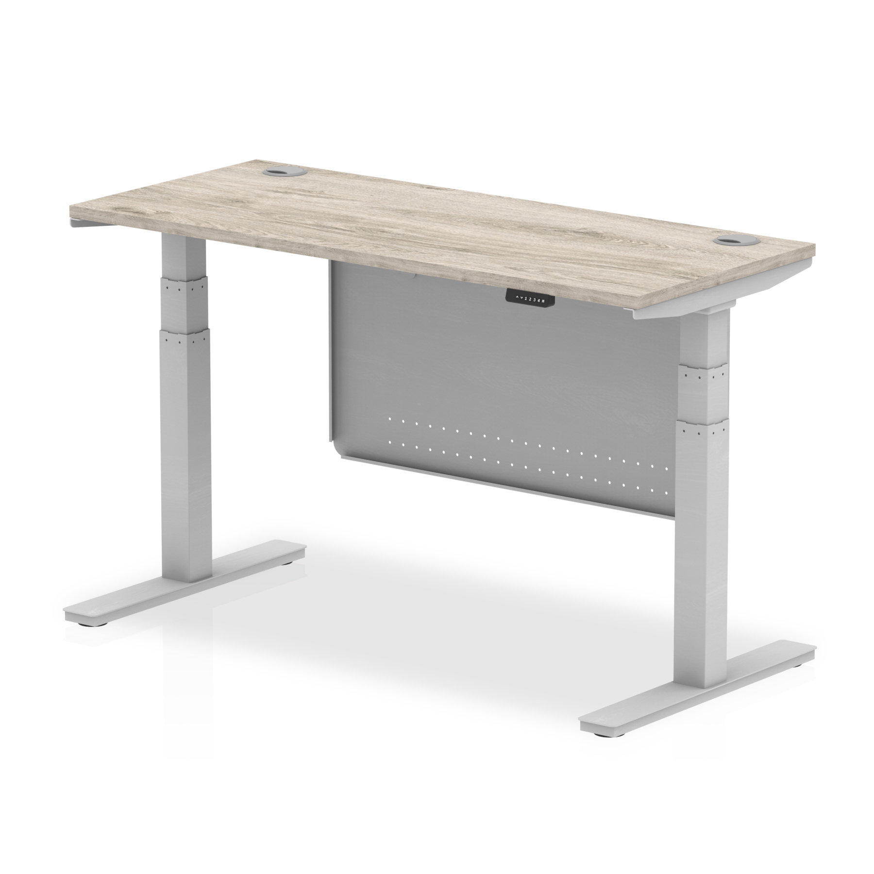 Grey Oak / Silver Frame