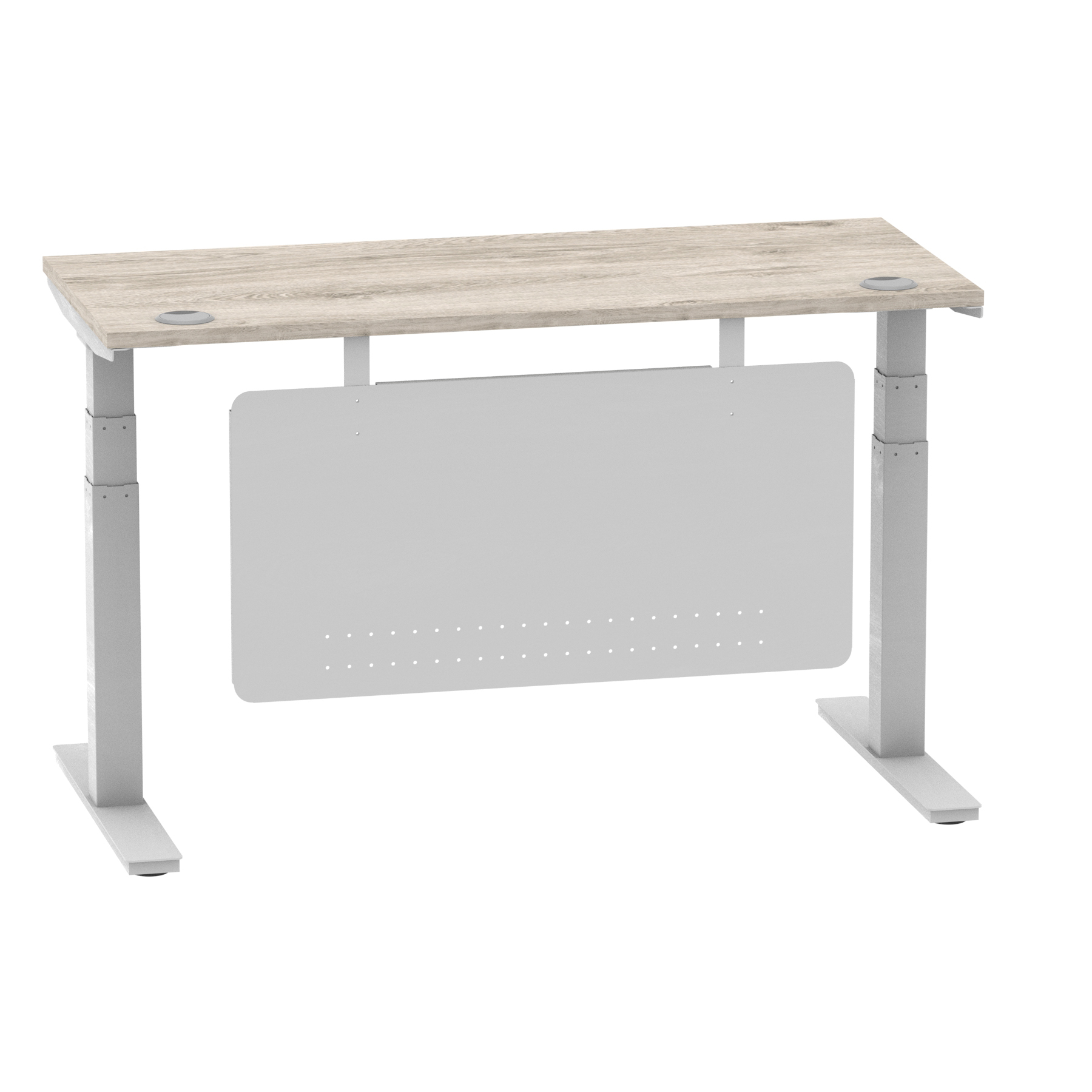 Grey Oak / Silver Frame