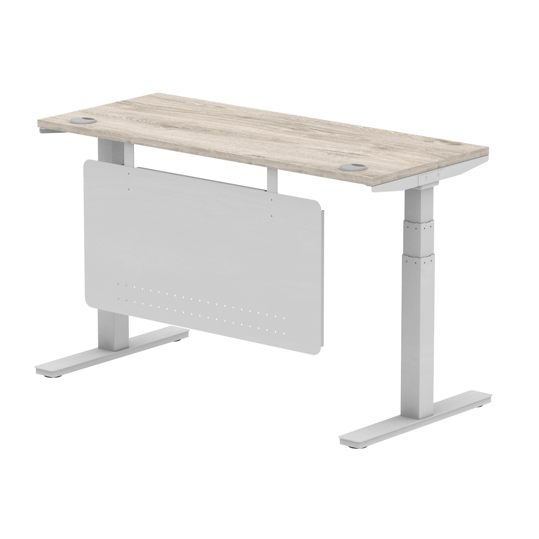 Grey Oak / Silver Frame