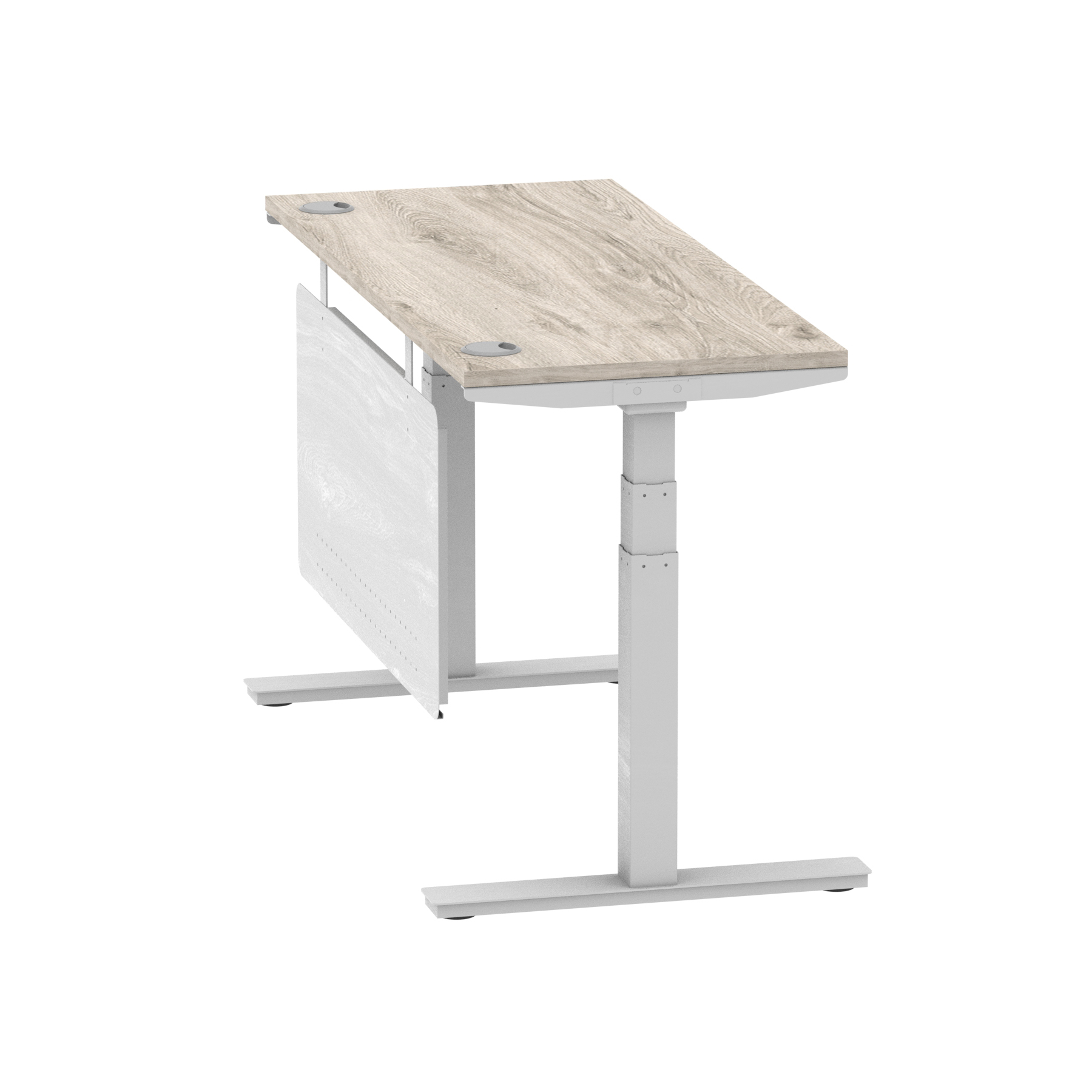 Grey Oak / Silver Frame