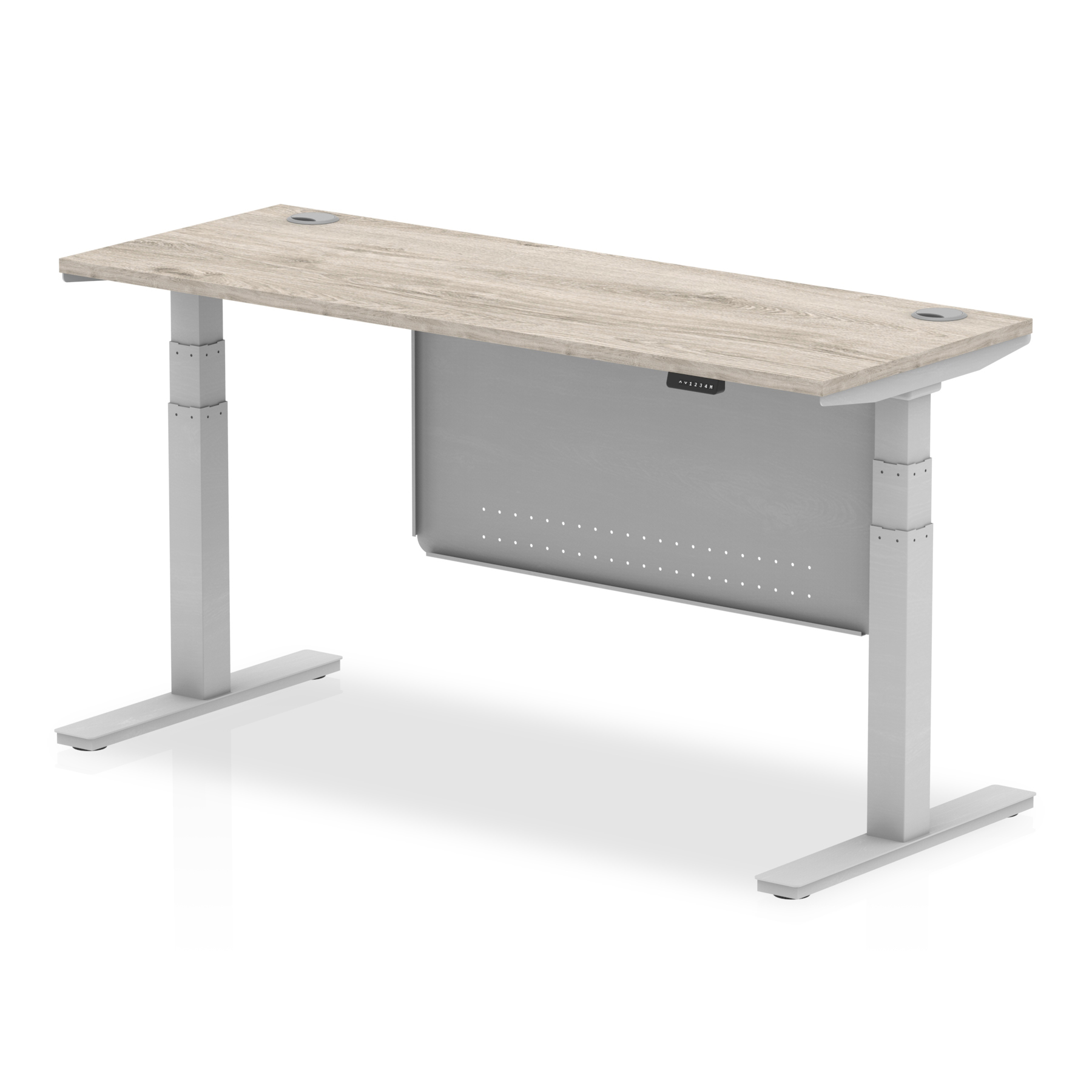 Grey Oak / Silver Frame