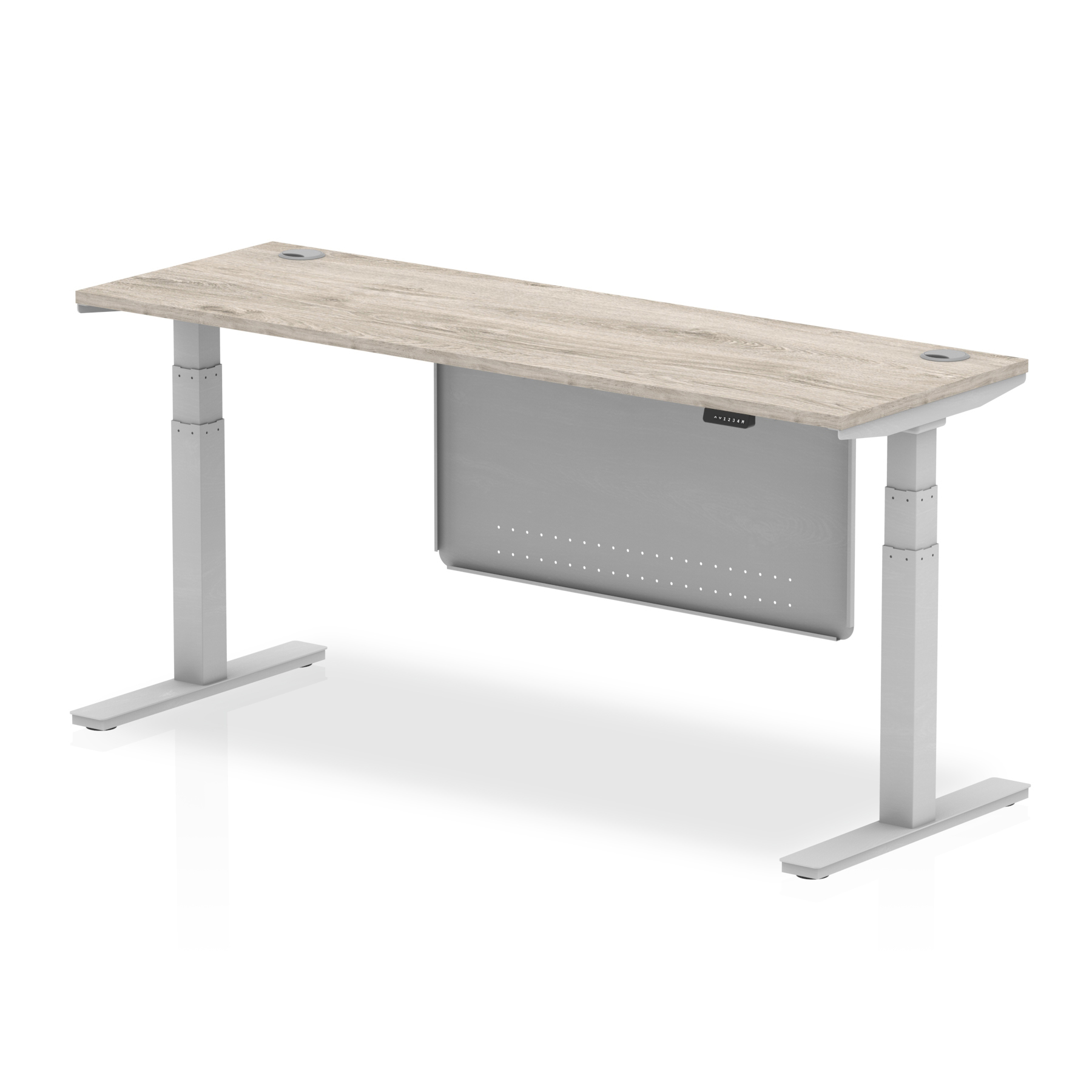 Grey Oak / Silver Frame