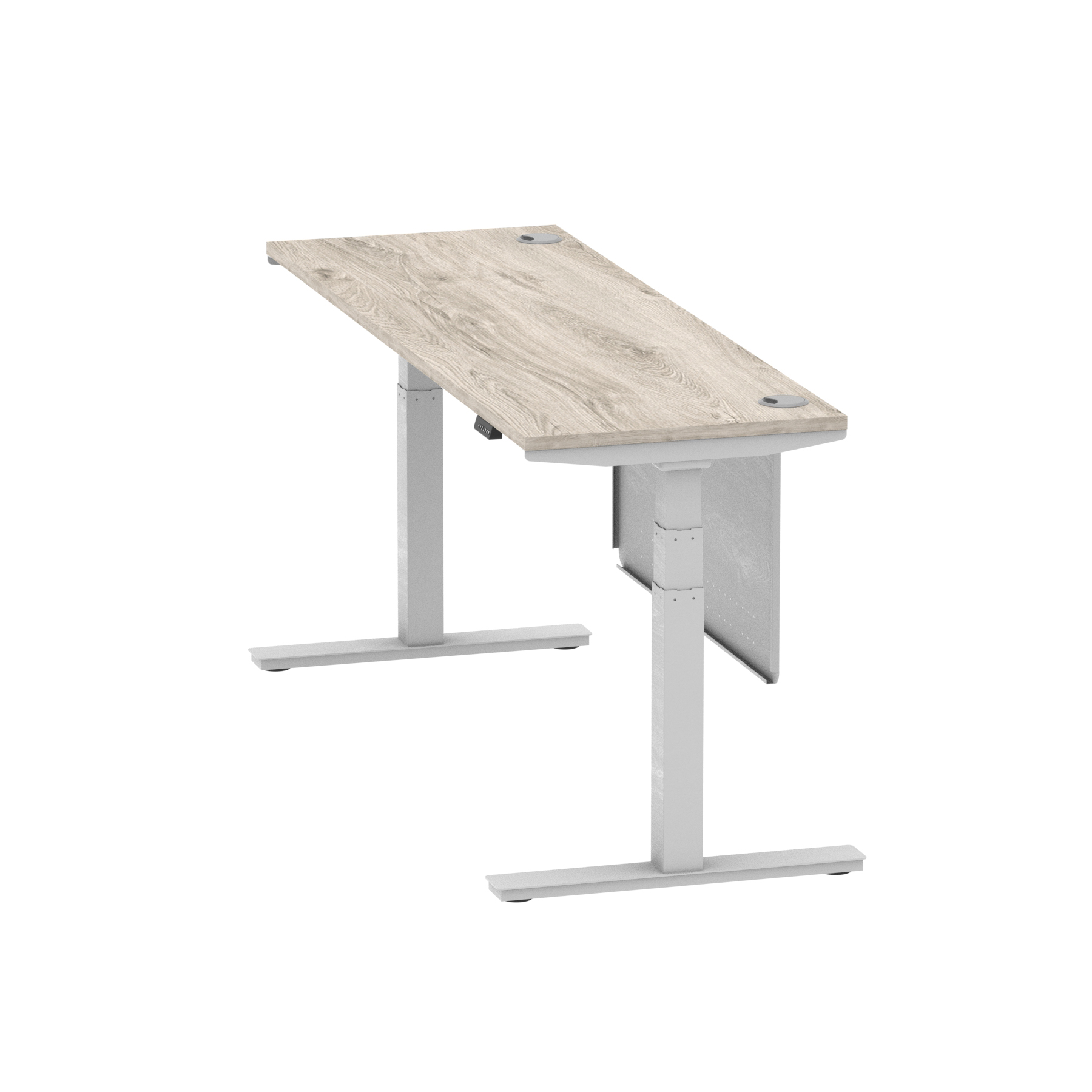 Grey Oak / Silver Frame