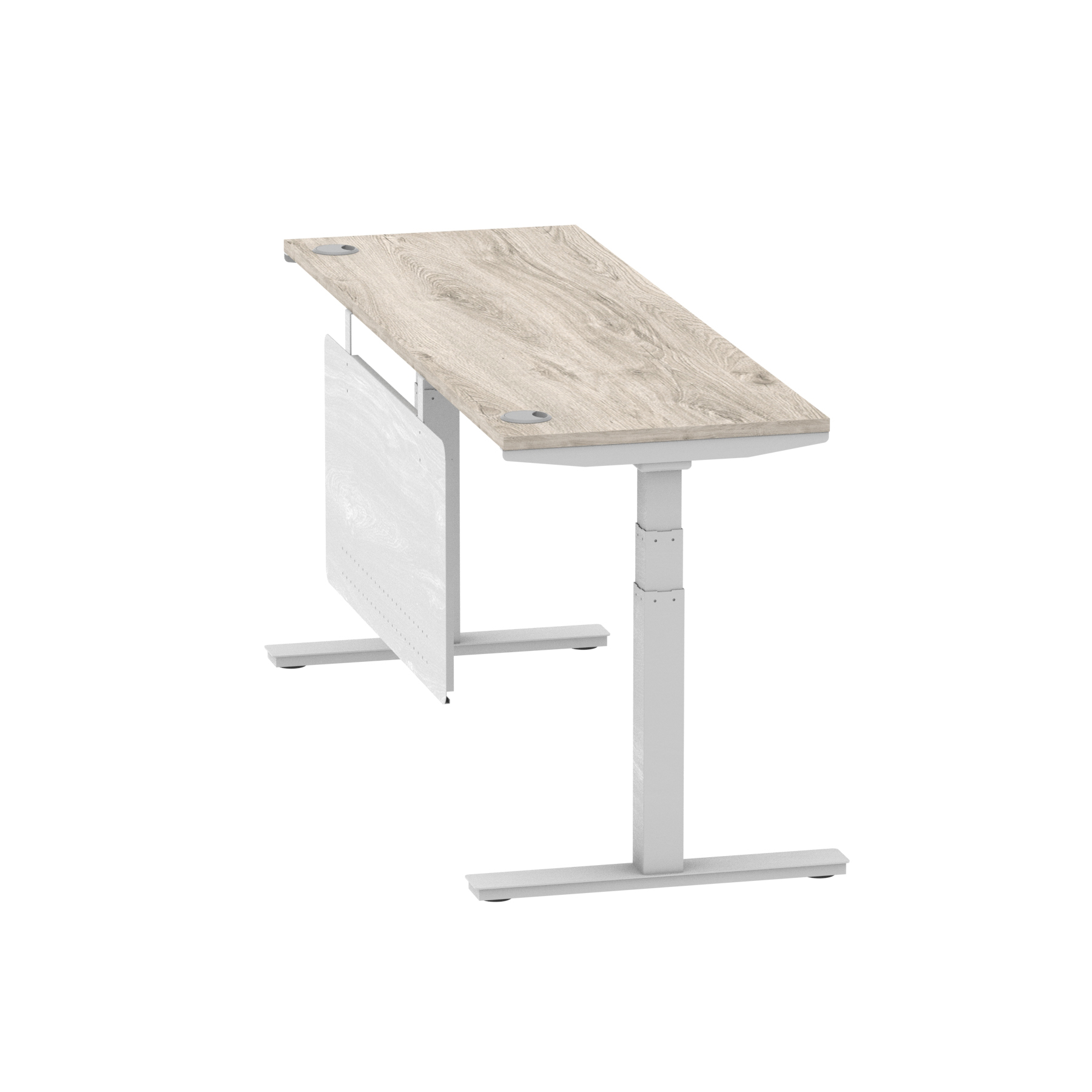 Grey Oak / Silver Frame