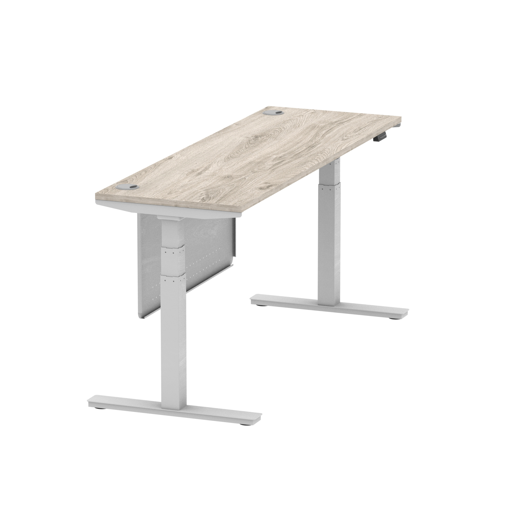 Grey Oak / Silver Frame