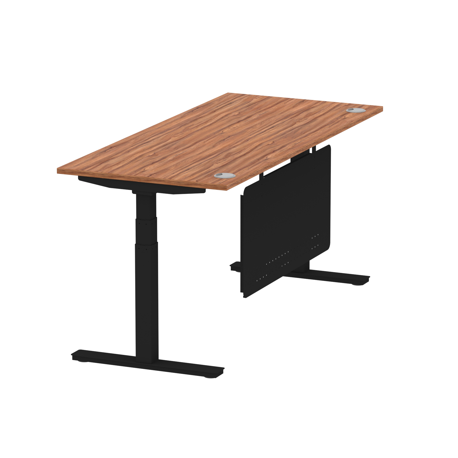 Walnut / Black Frame