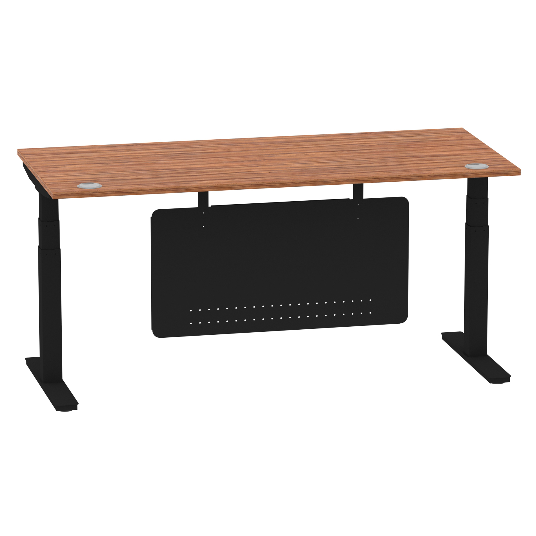 Walnut / Black Frame