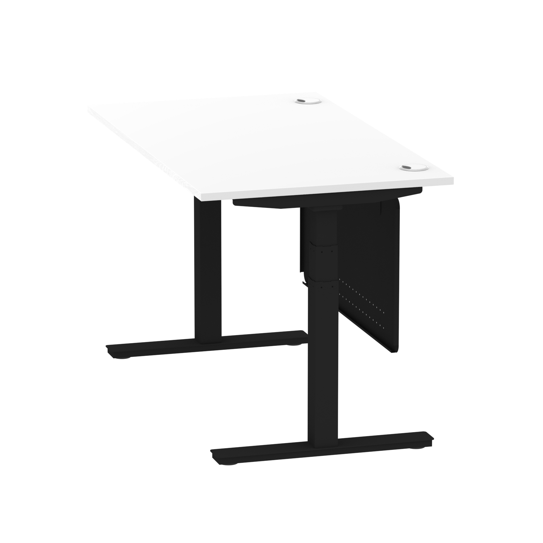 White / Black Frame