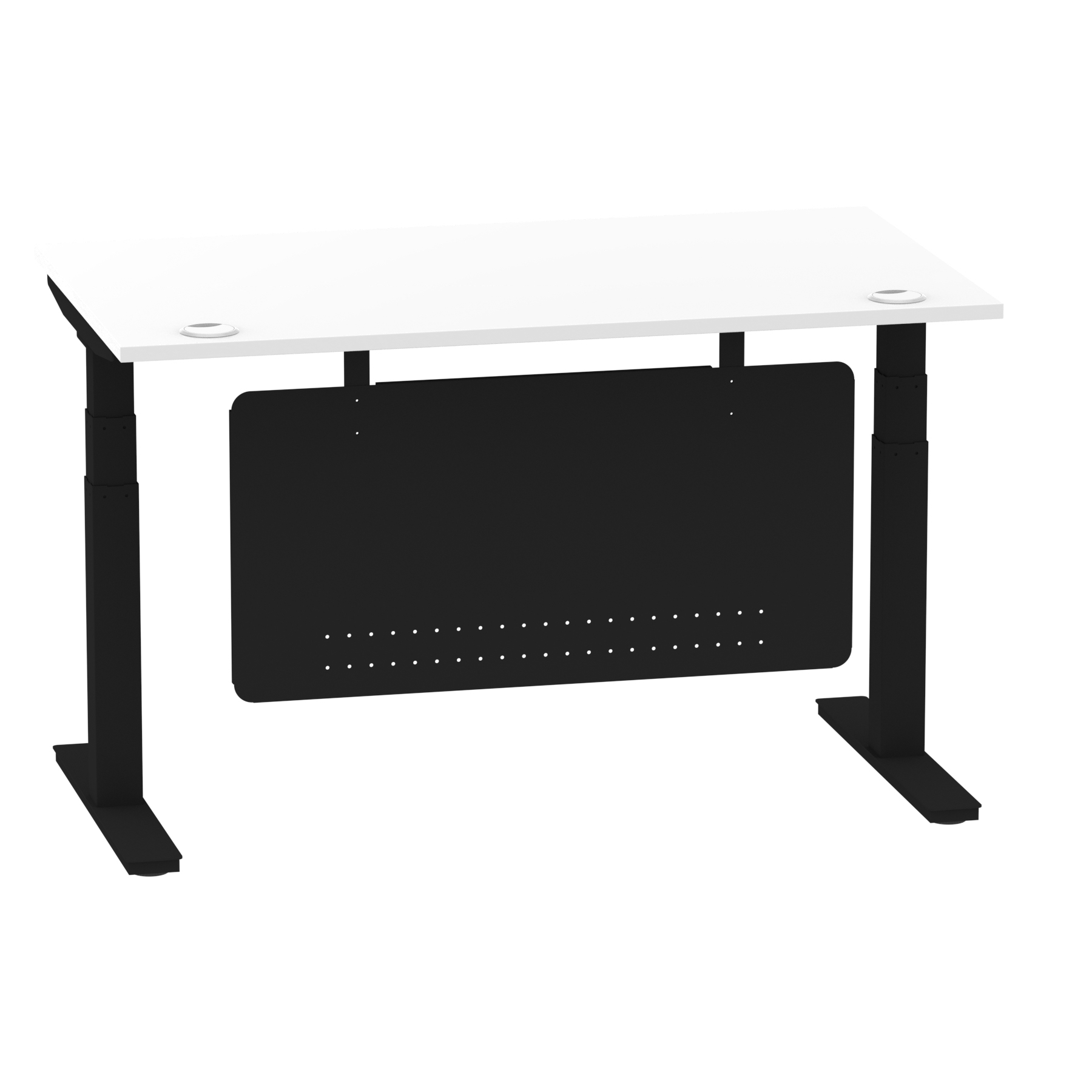 White / Black Frame