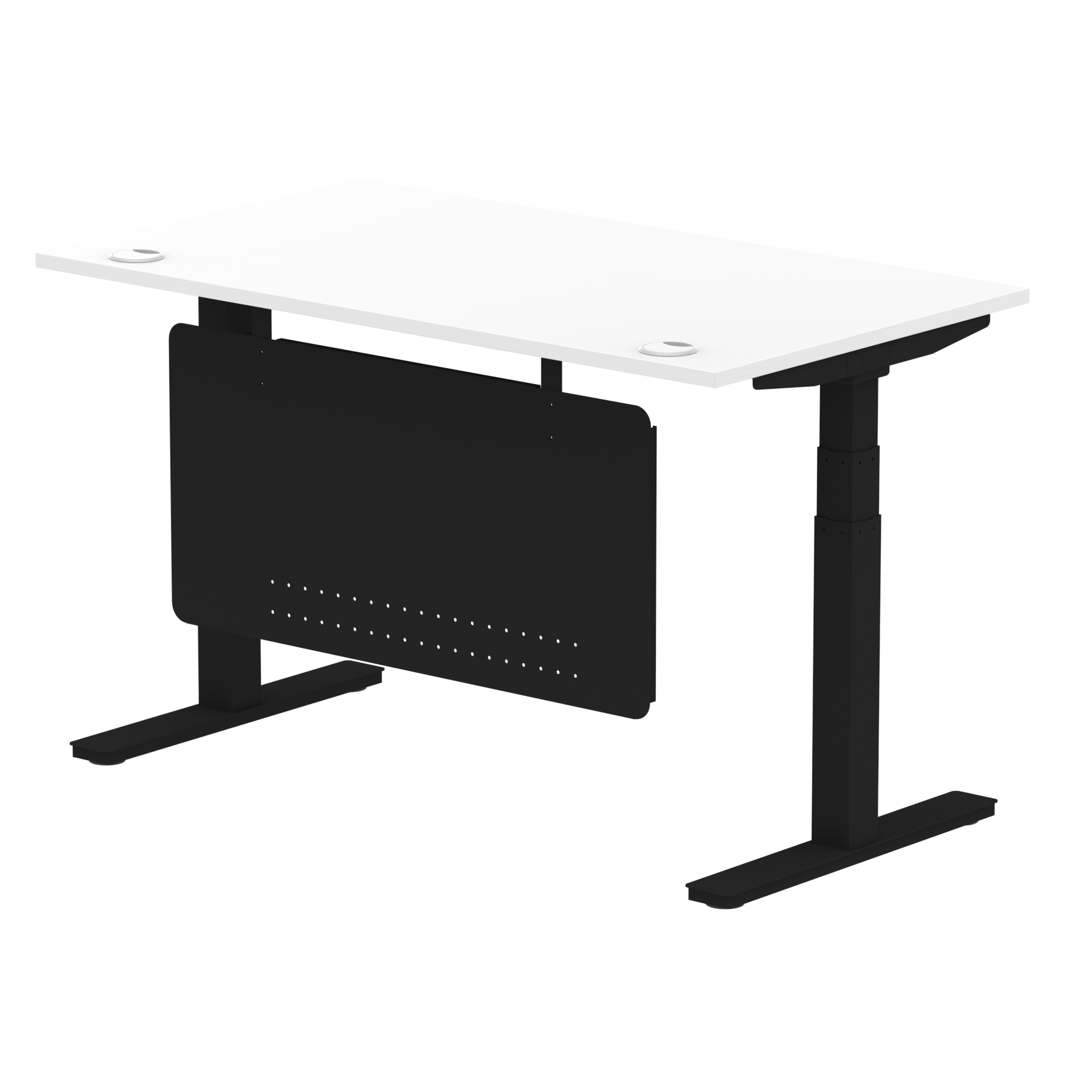 White / Black Frame