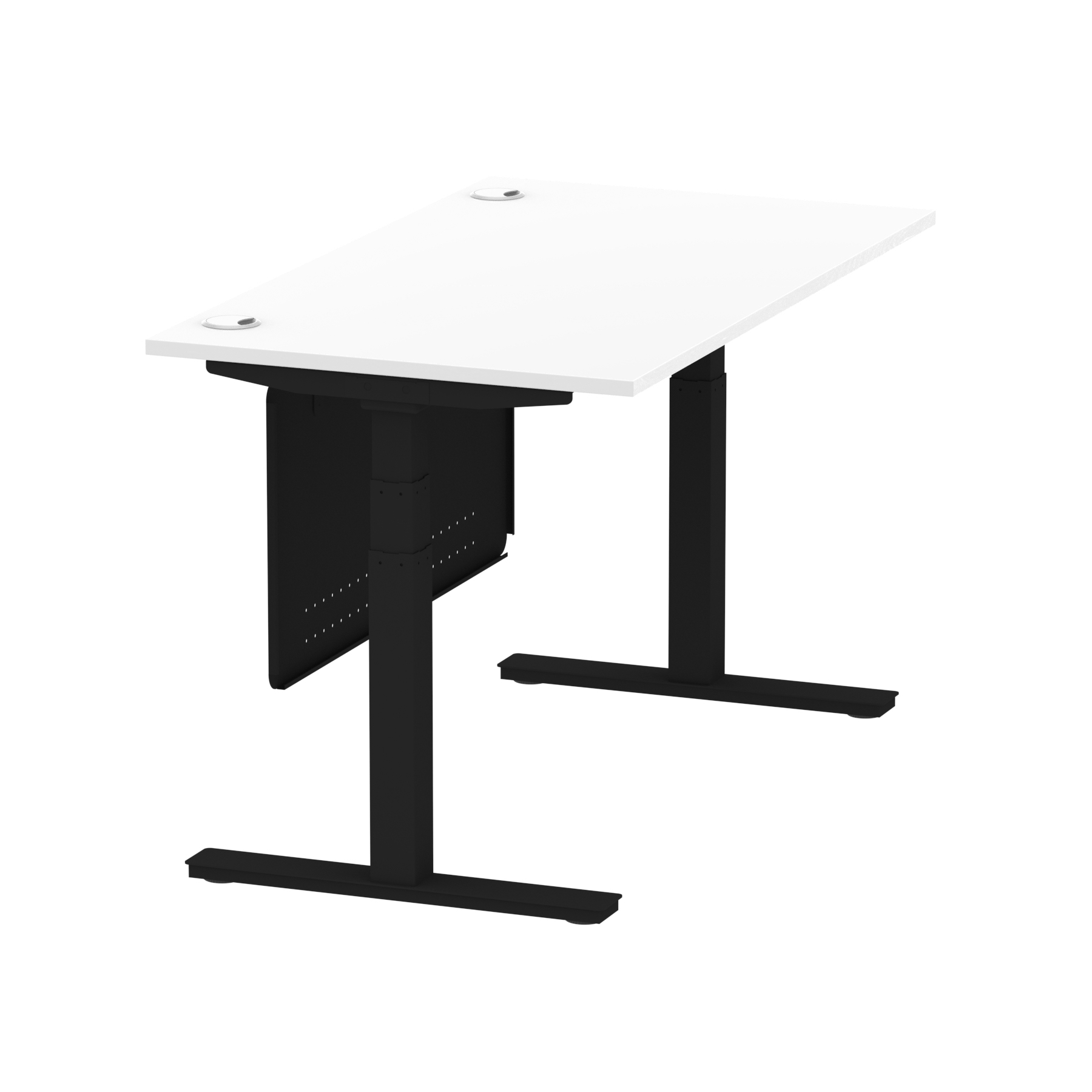 White / Black Frame