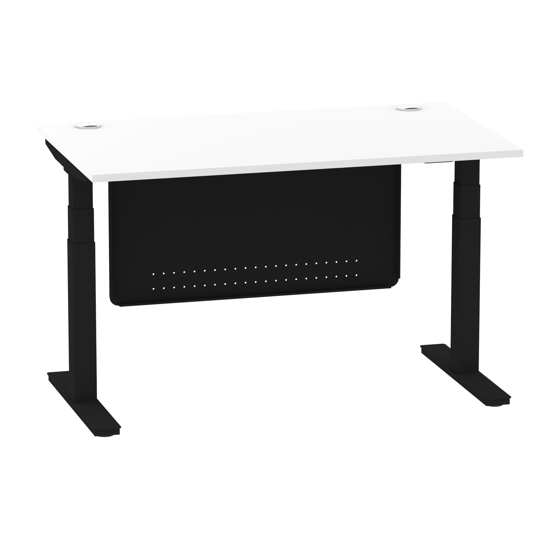 White / Black Frame