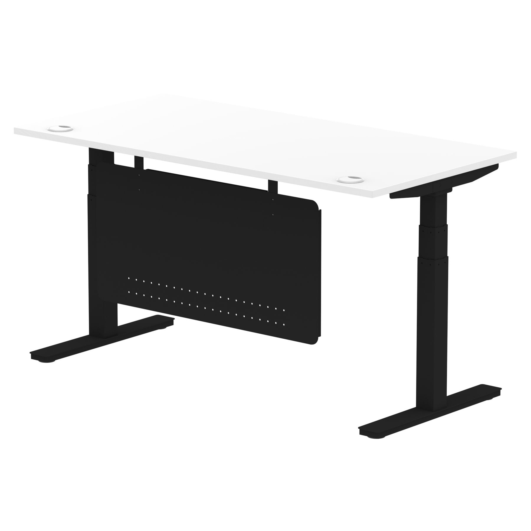 White / Black Frame