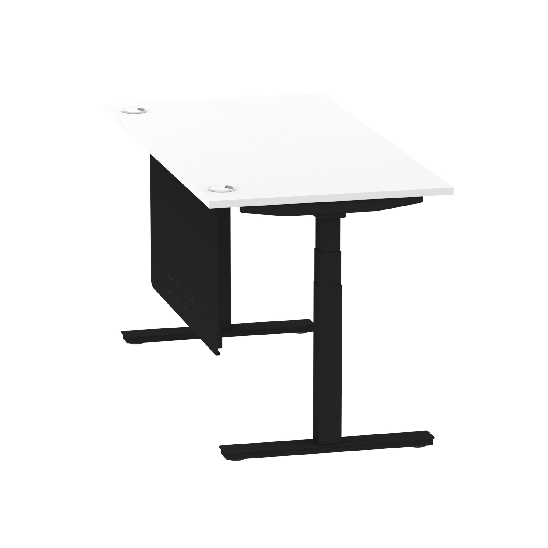 White / Black Frame