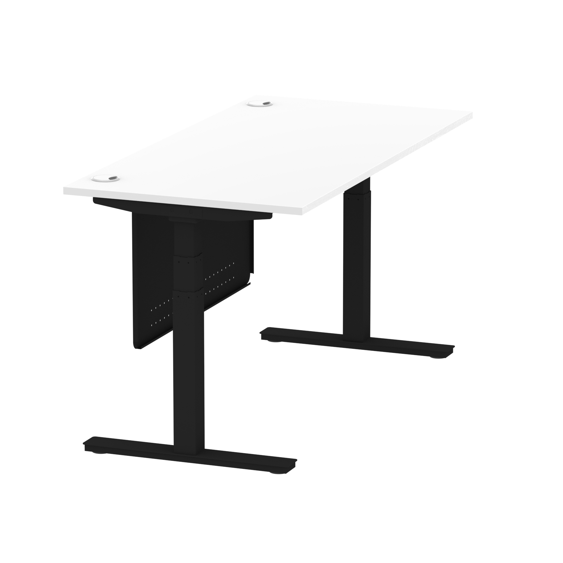White / Black Frame
