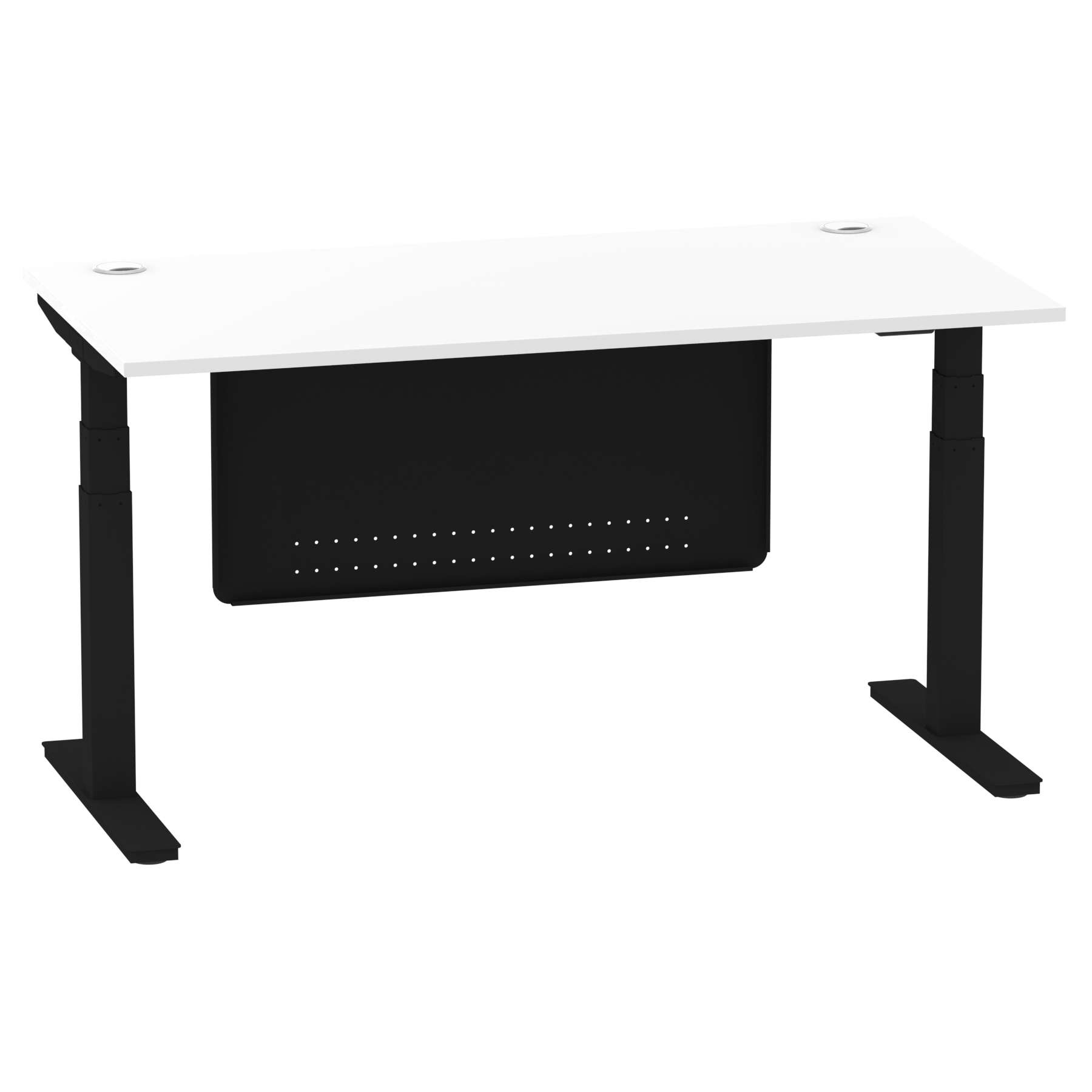 White / Black Frame