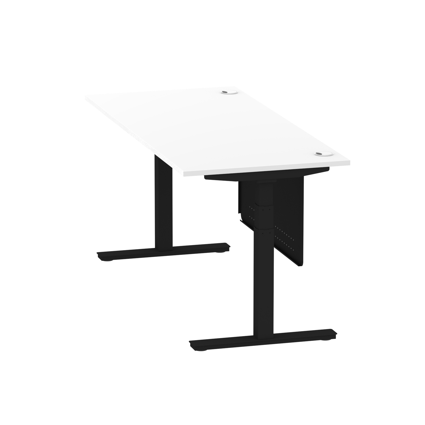 White / Black Frame