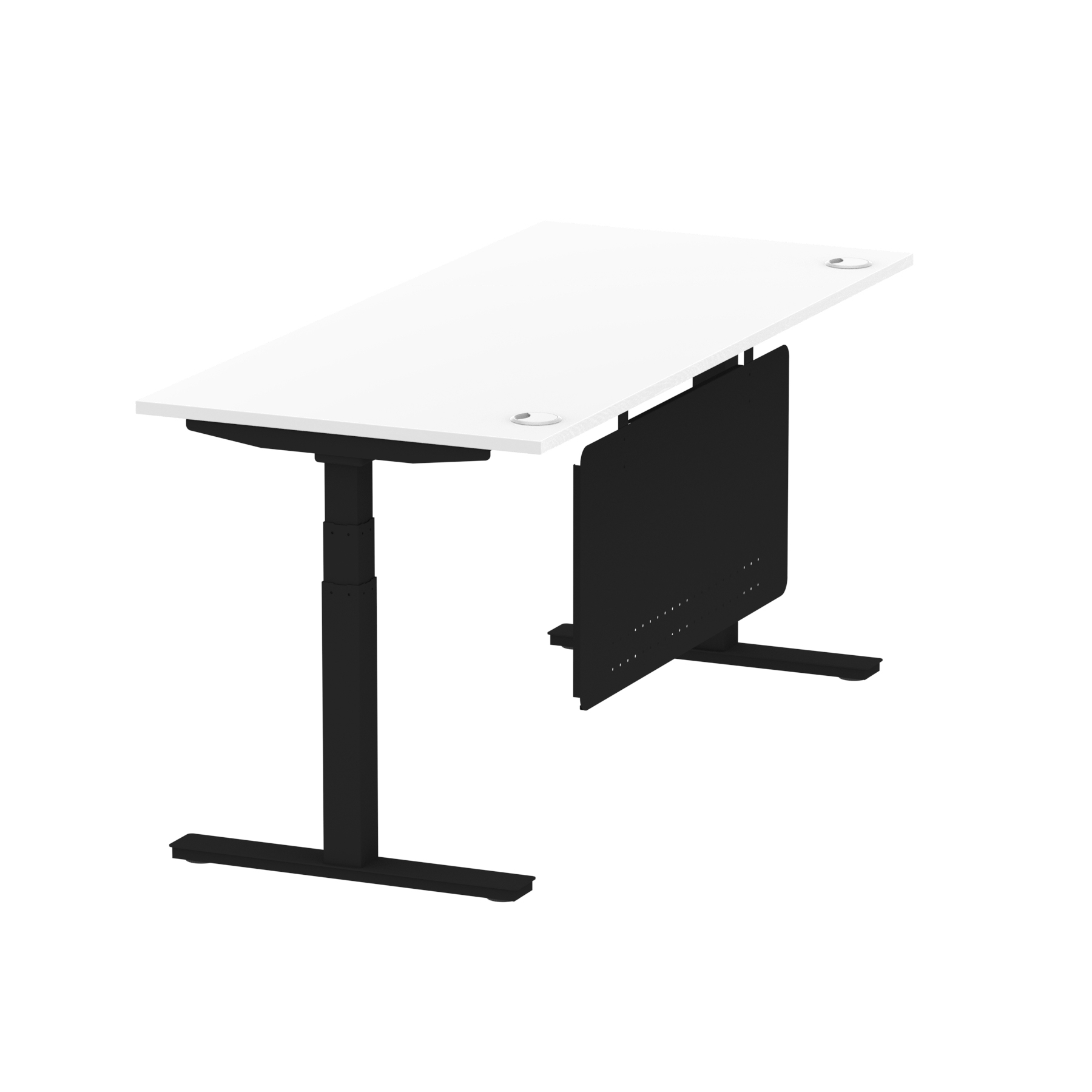 White / Black Frame
