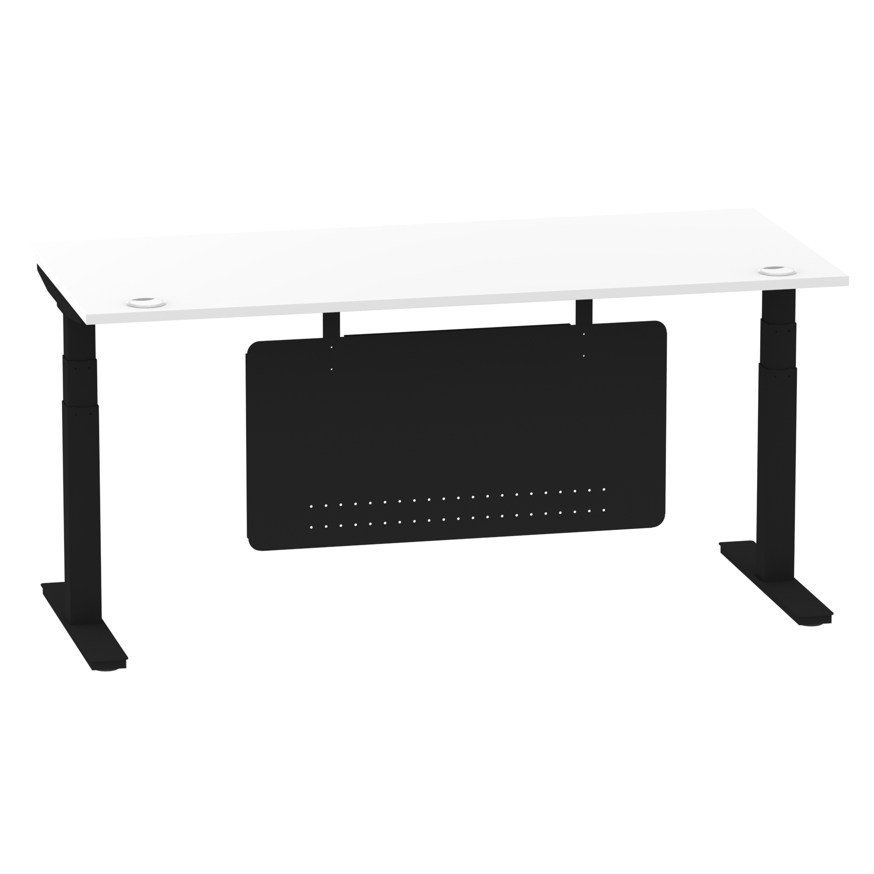 White / Black Frame