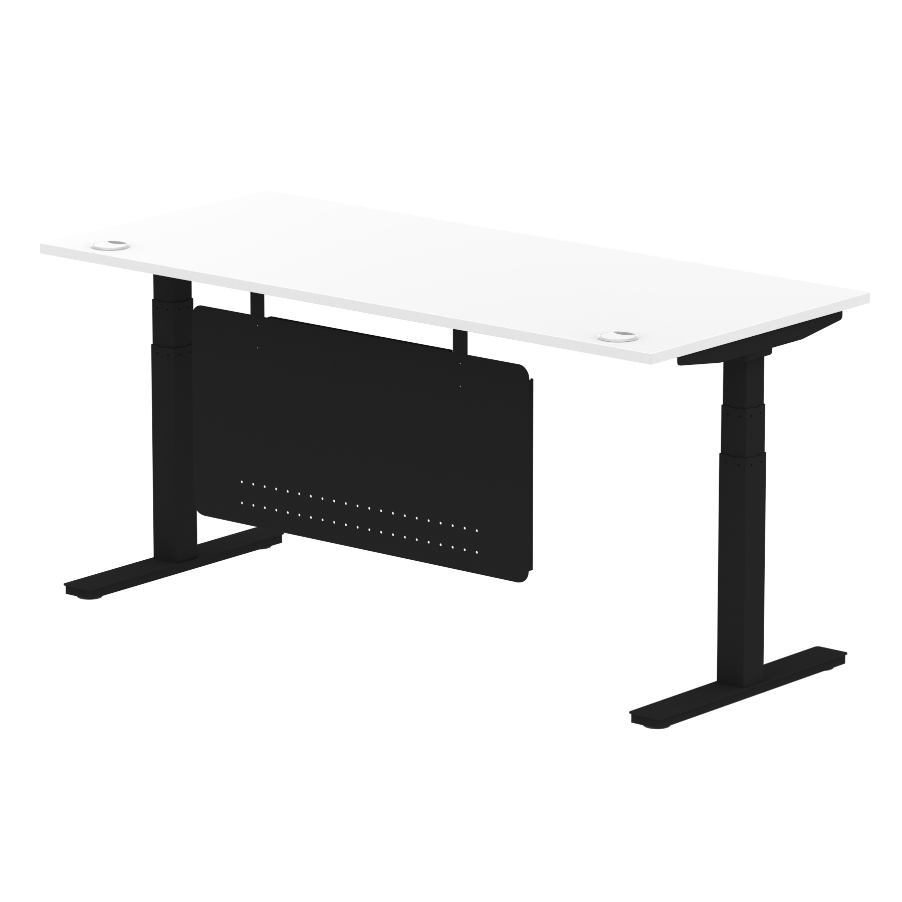 White / Black Frame