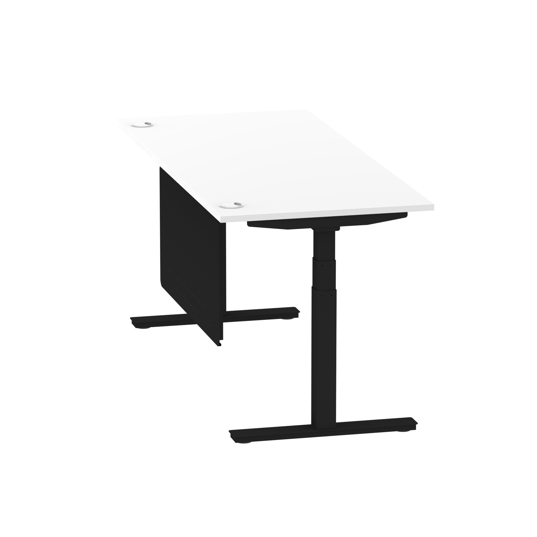 White / Black Frame