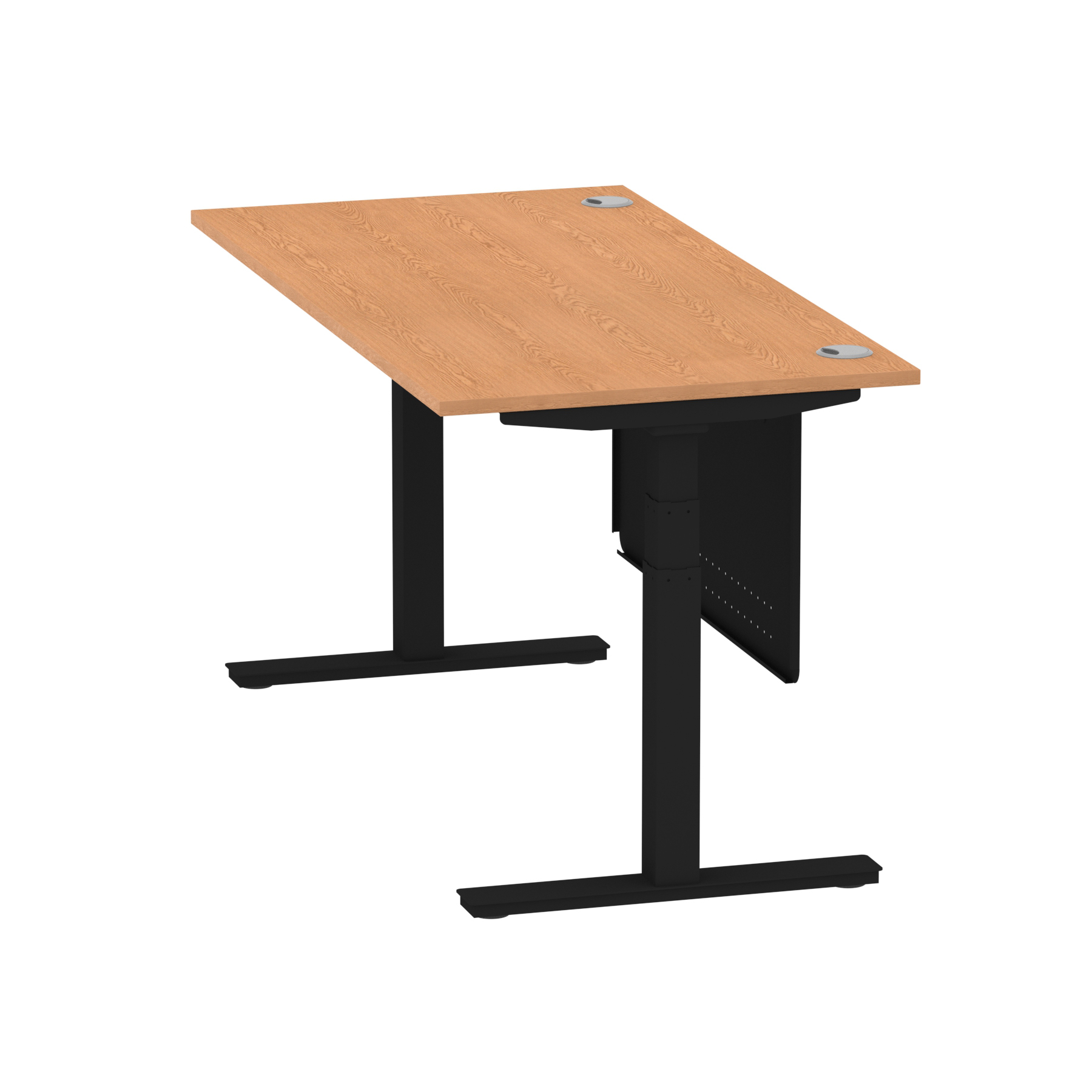 Oak / Black Frame