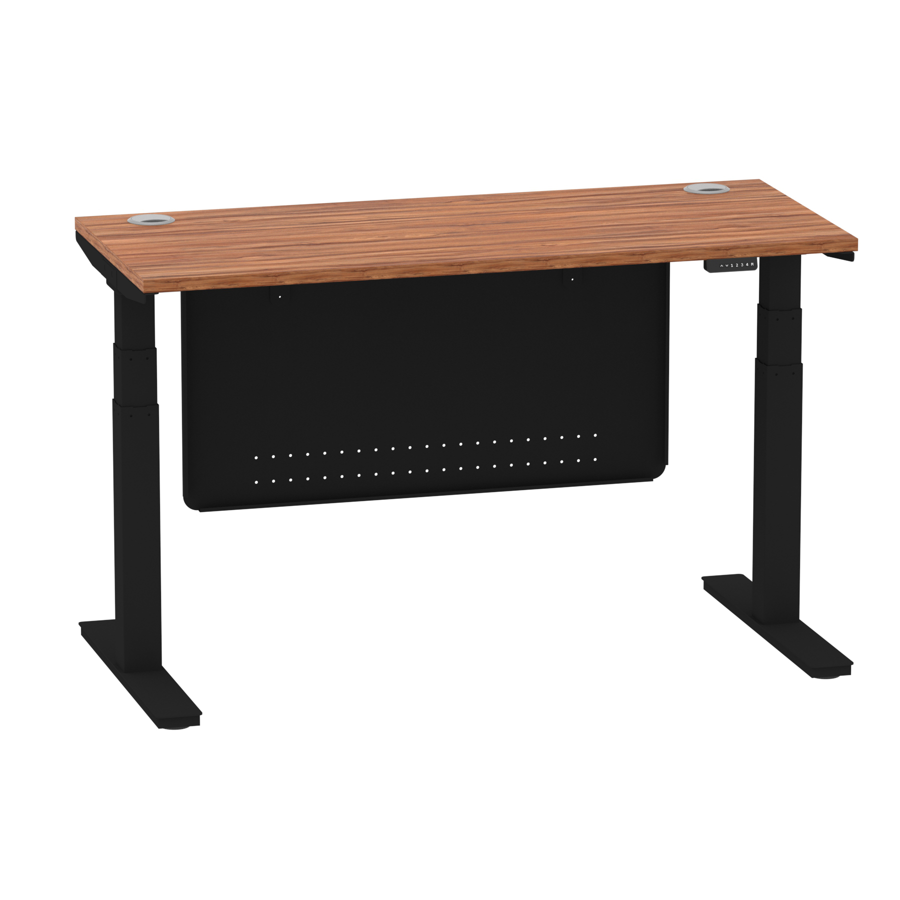 Walnut / Black Frame