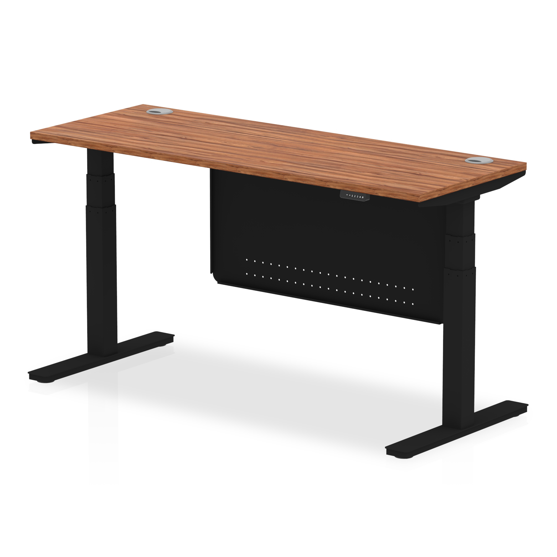 Walnut / Black Frame