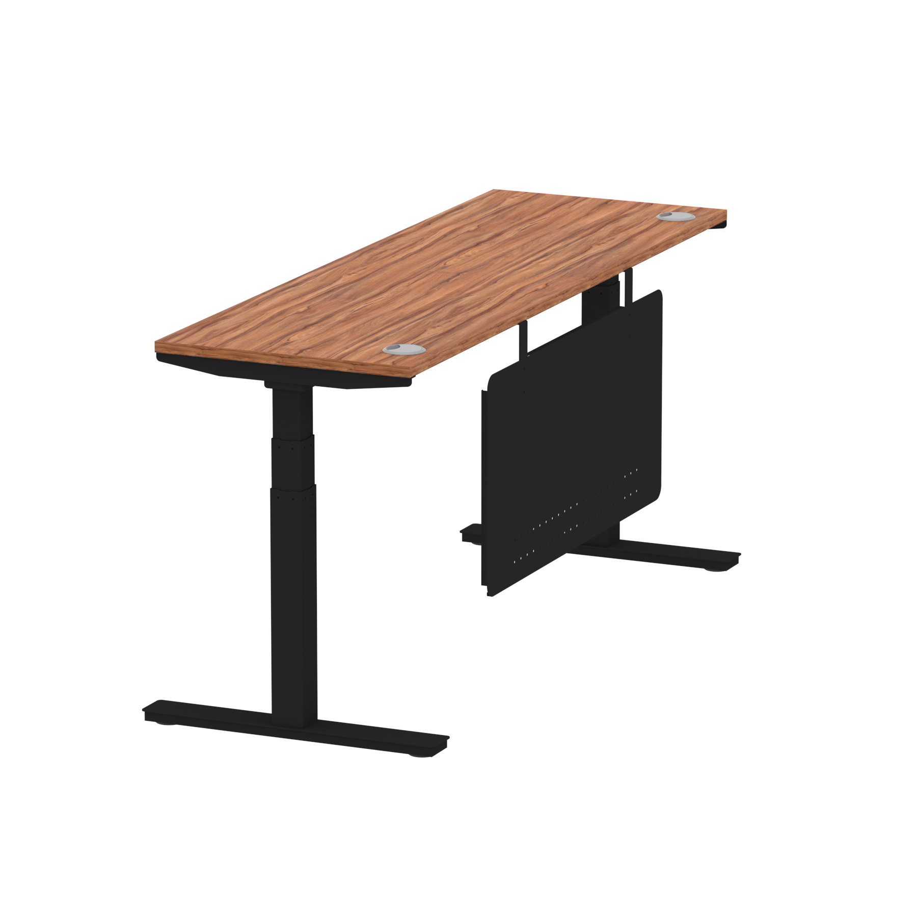 Walnut / Black Frame
