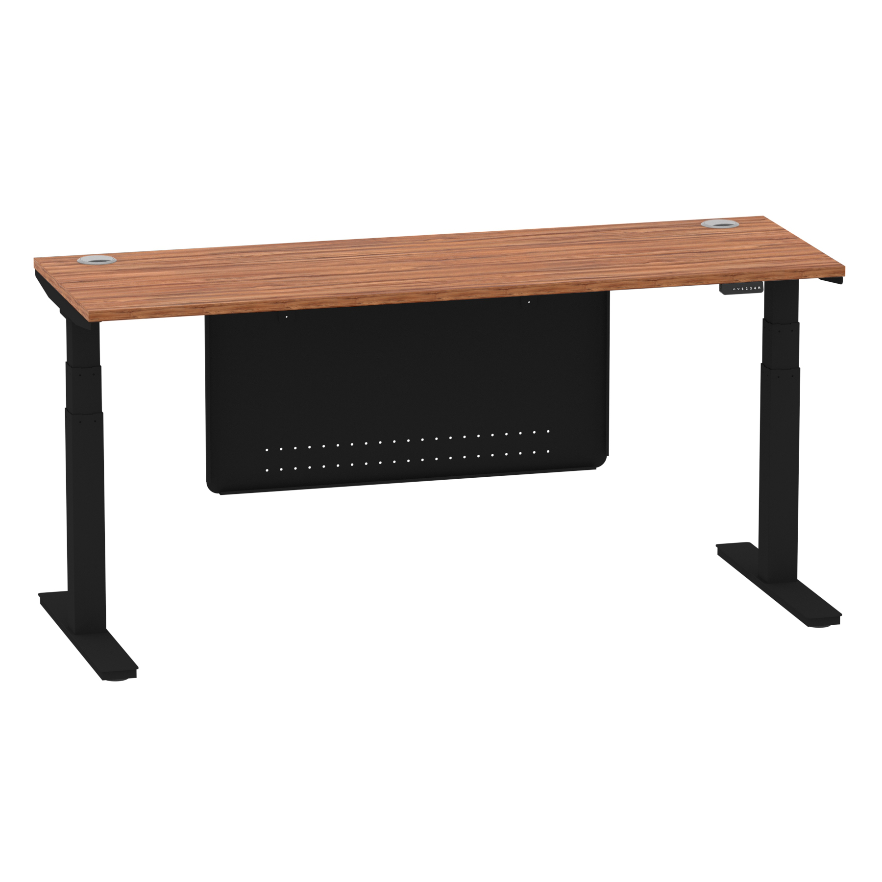 Walnut / Black Frame