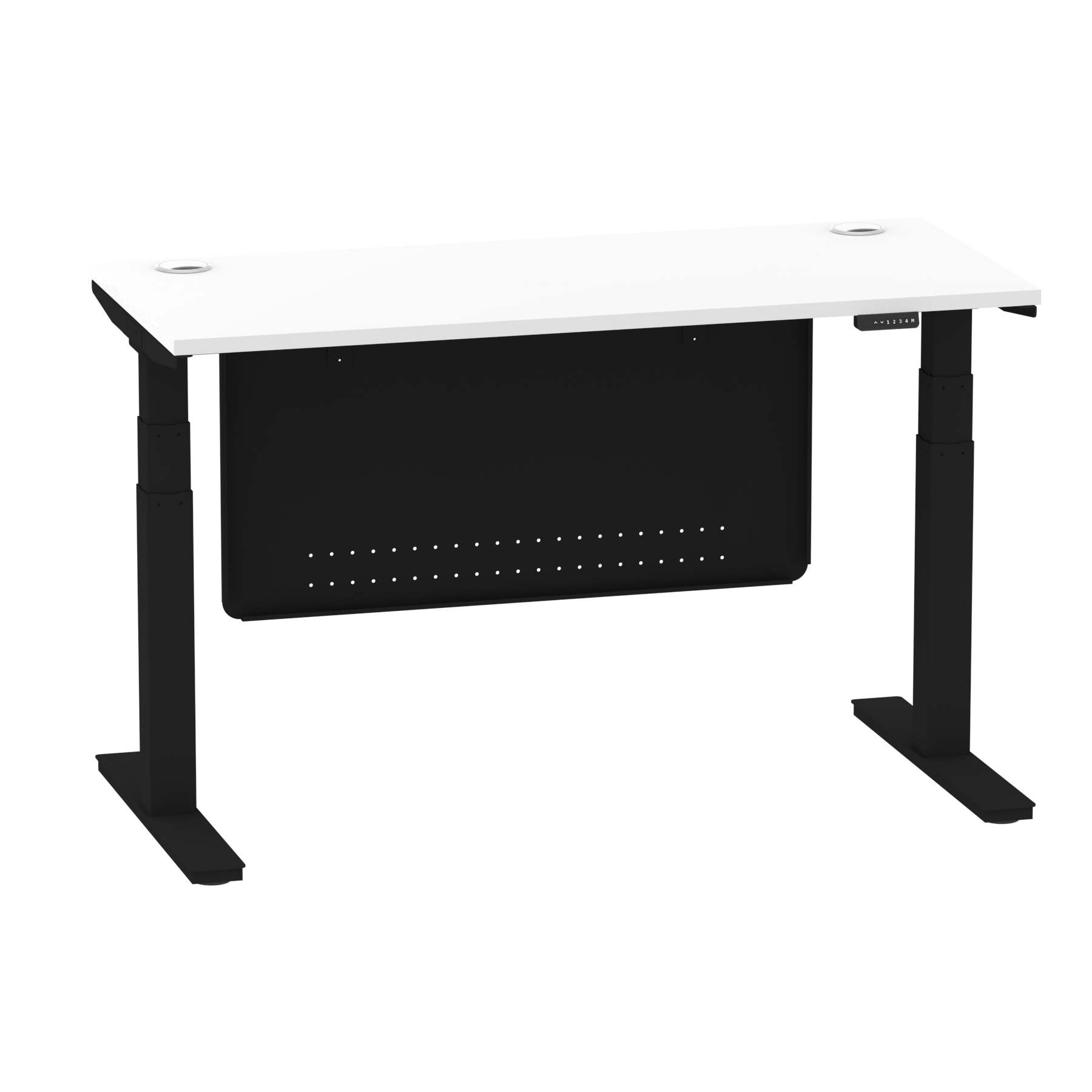 White / Black Frame
