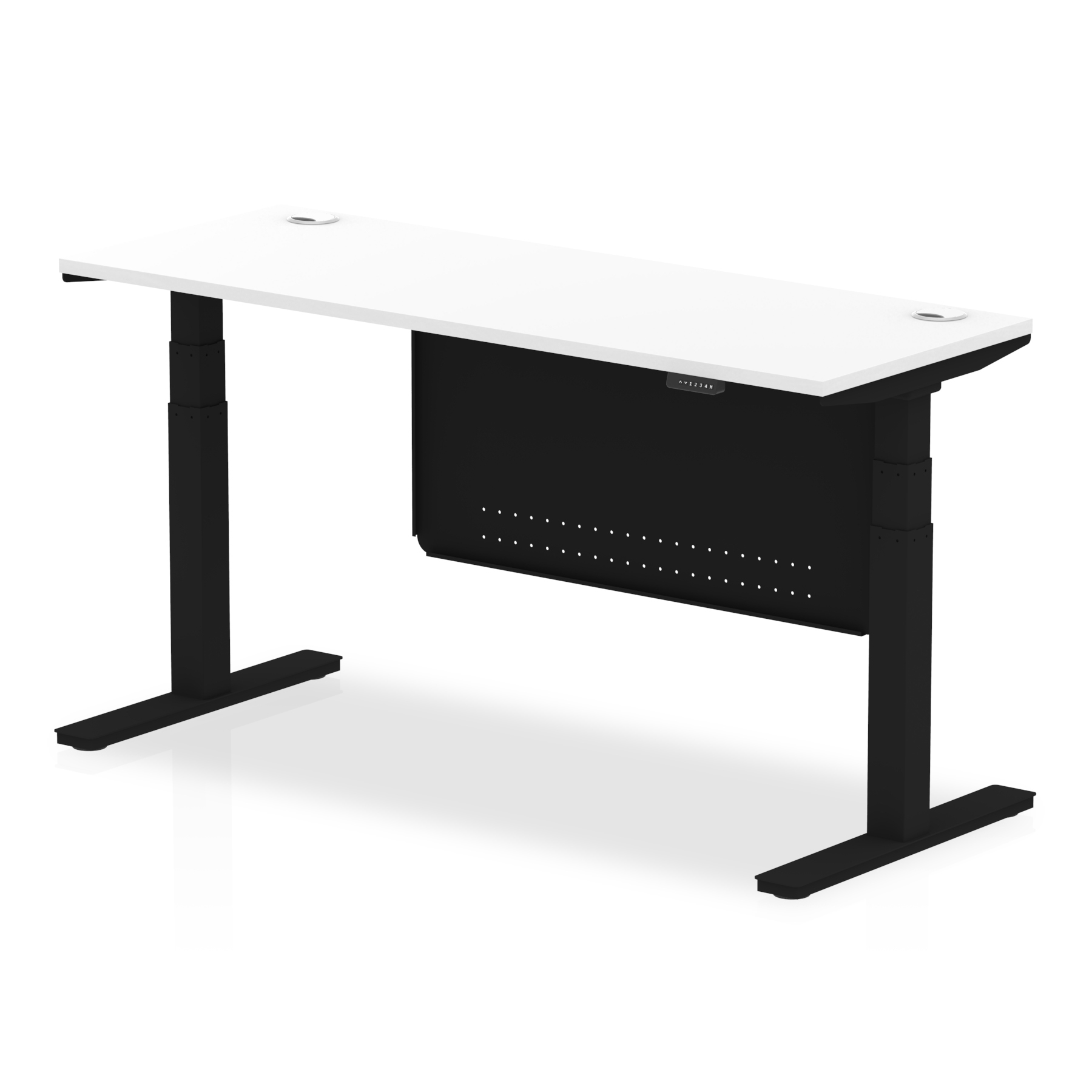 White / Black Frame