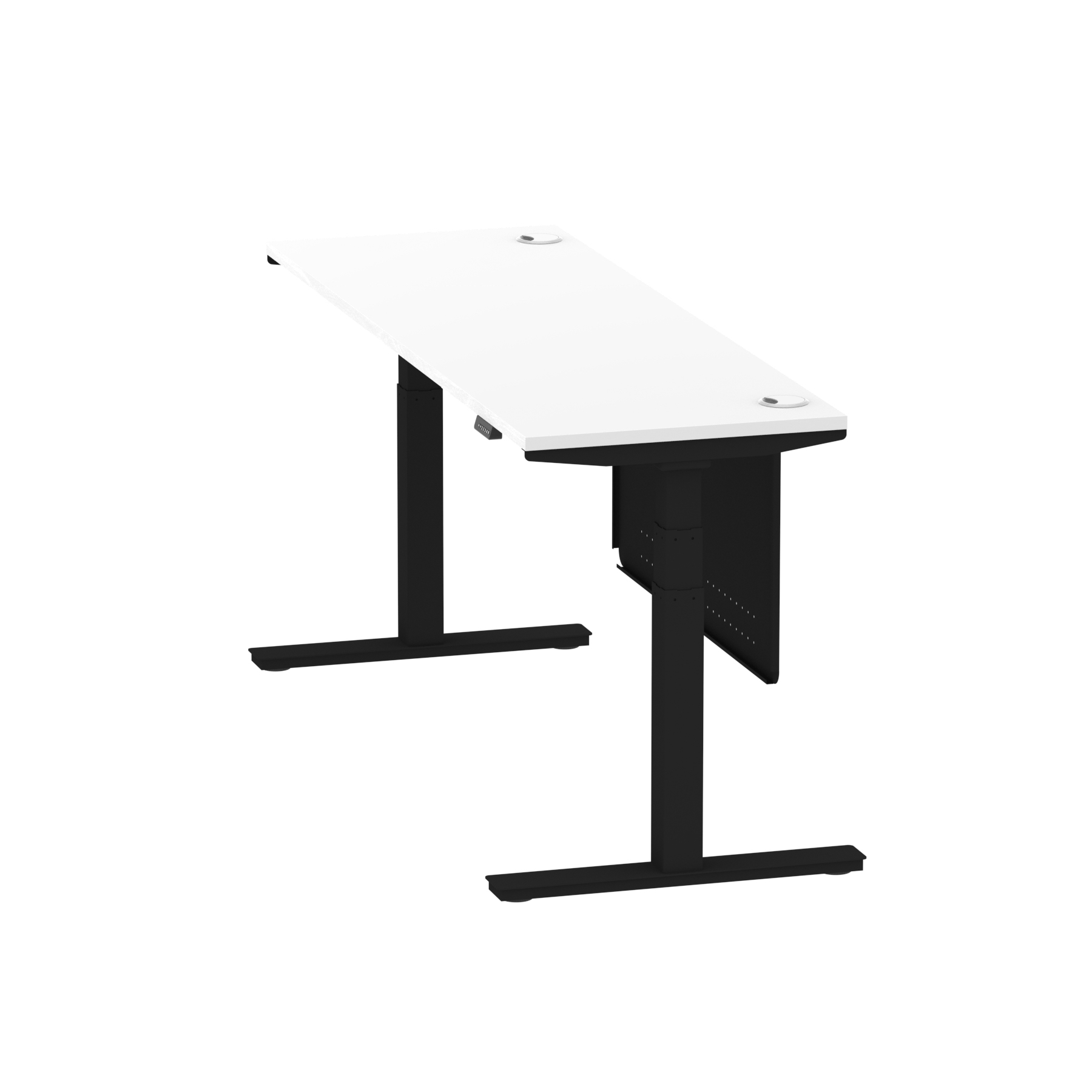 White / Black Frame