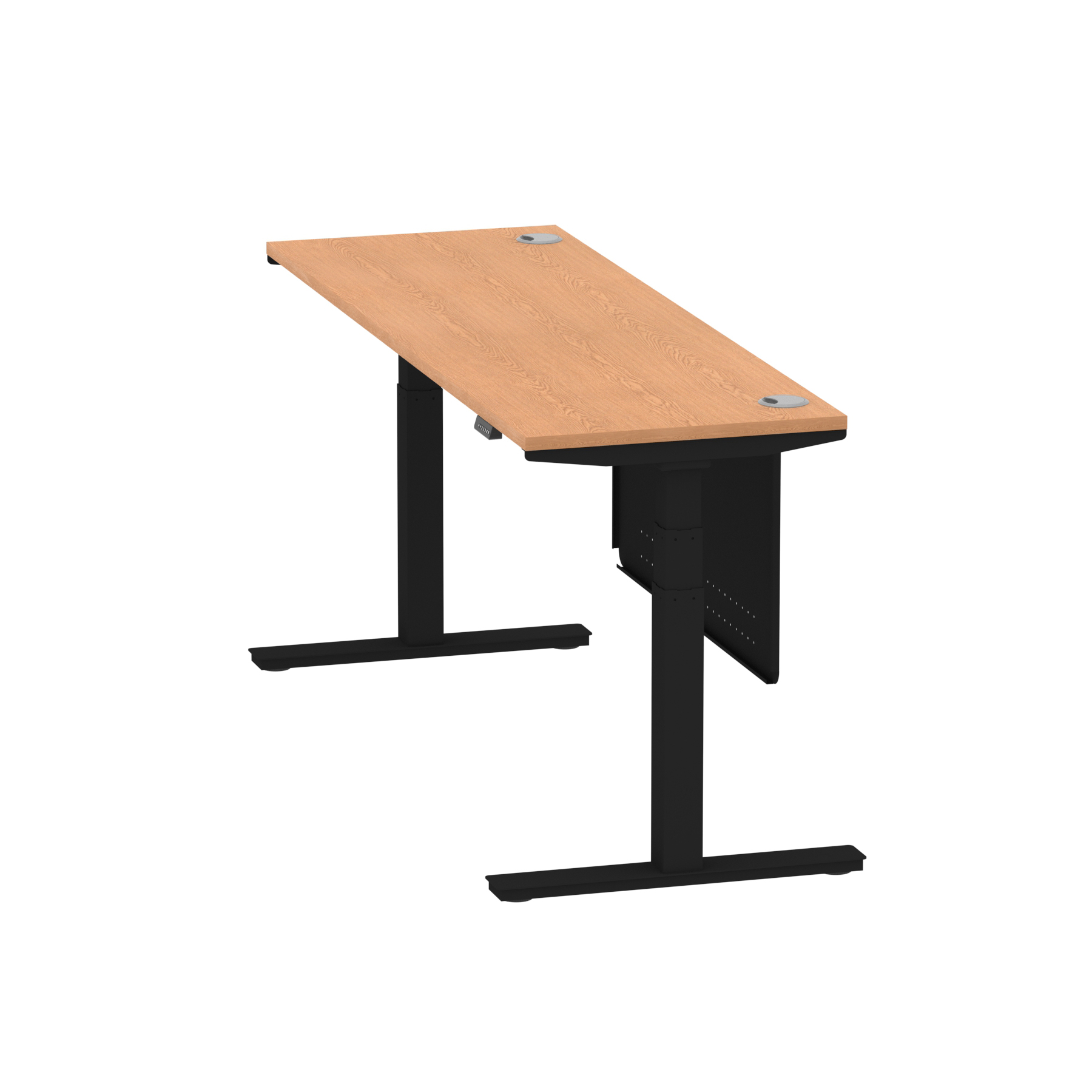 Oak / Black Frame