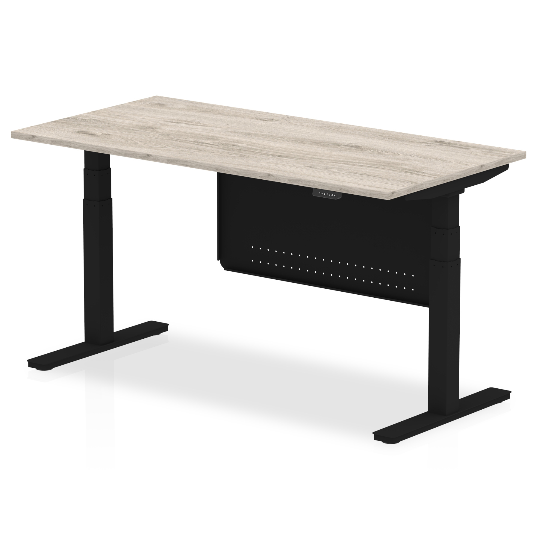 Grey Oak / Black Frame
