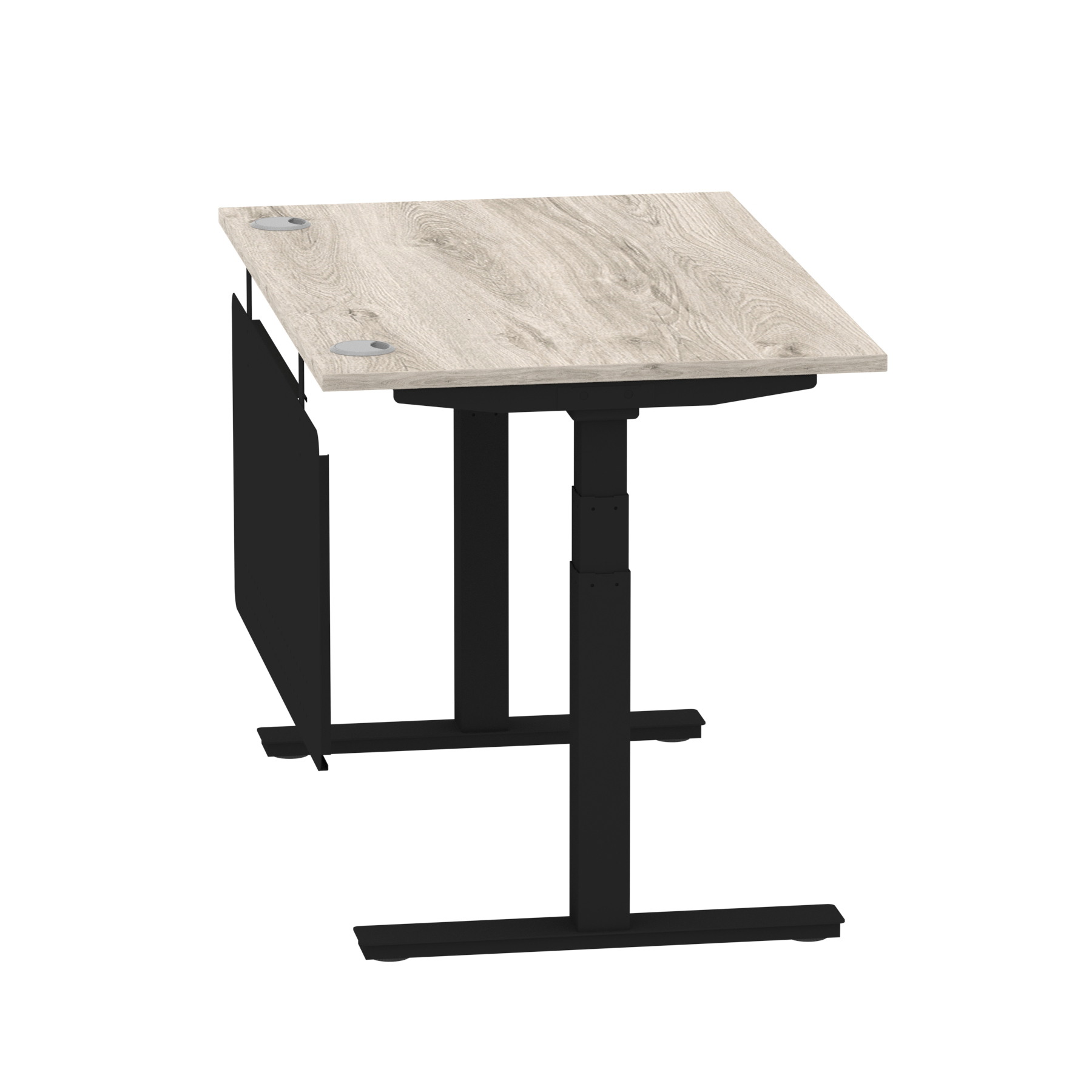 Grey Oak / Black Frame