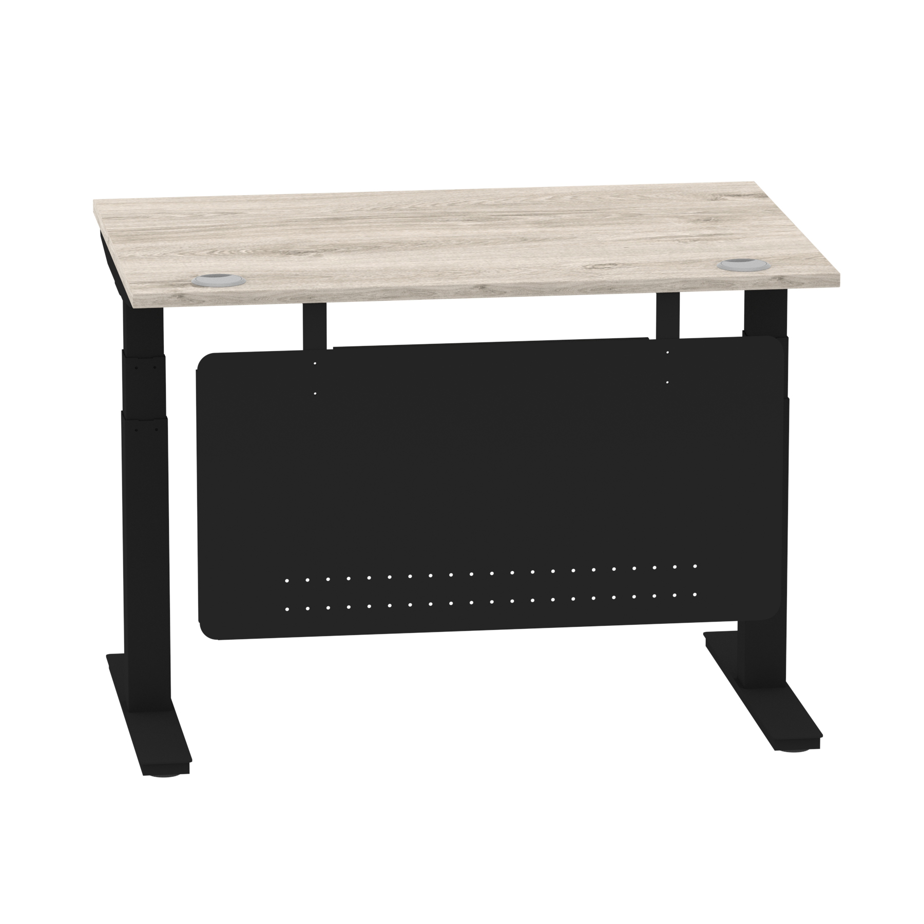 Grey Oak / Black Frame
