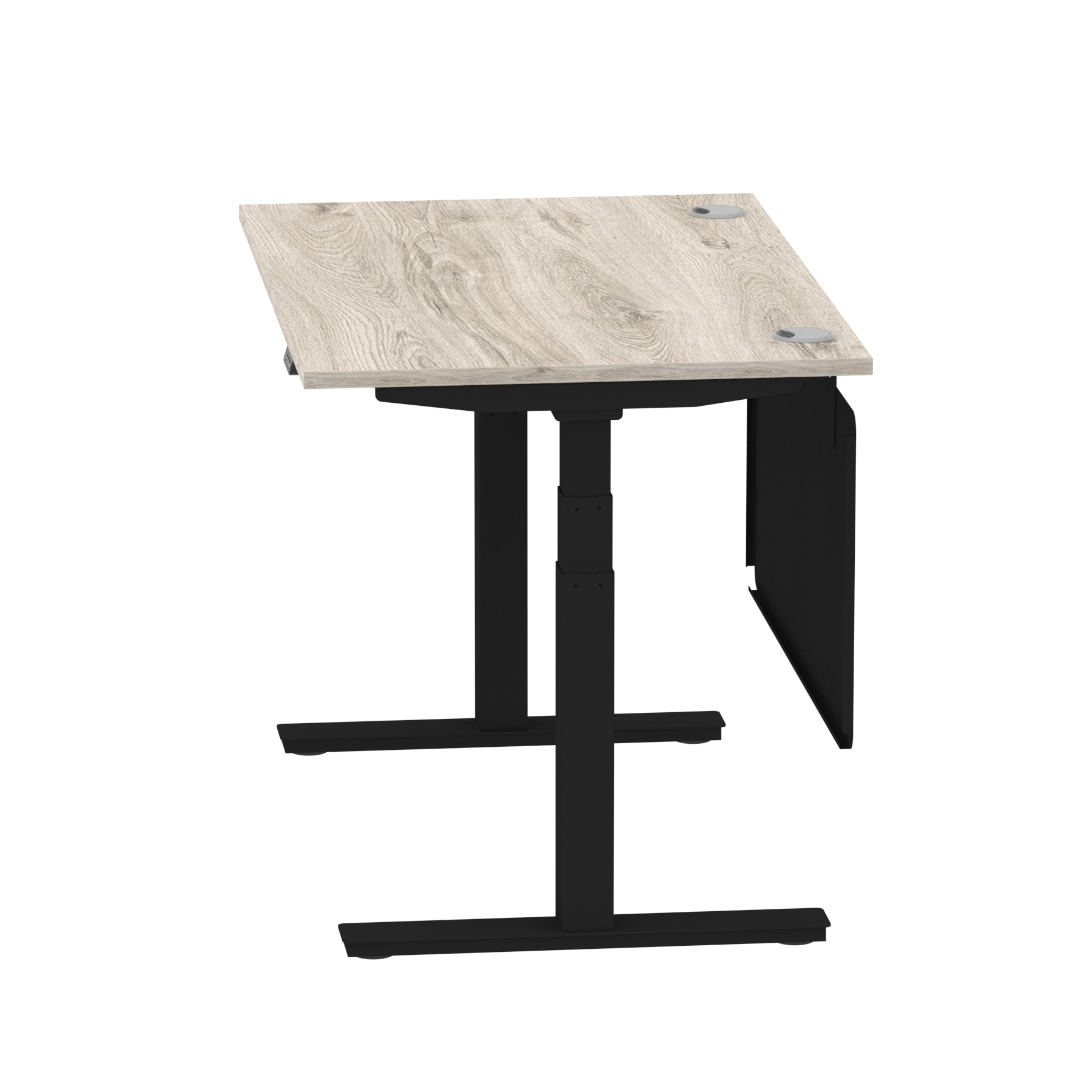 Grey Oak / Black Frame