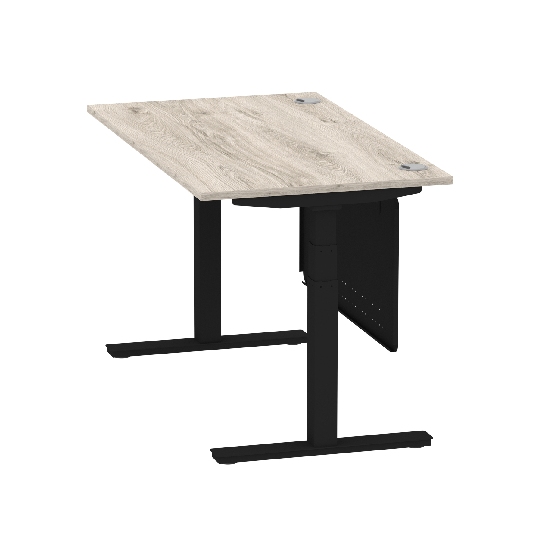 Grey Oak / Black Frame