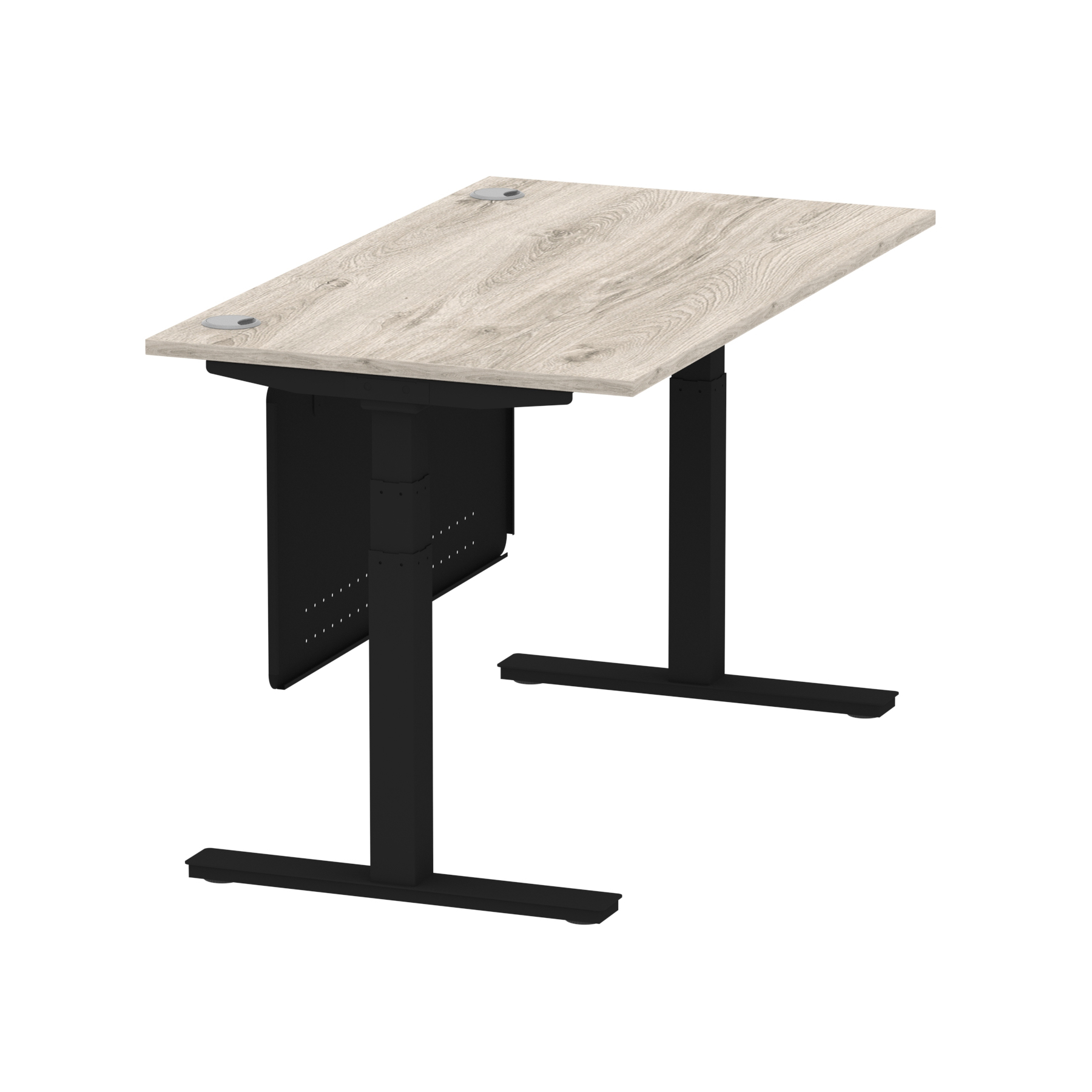 Grey Oak / Black Frame