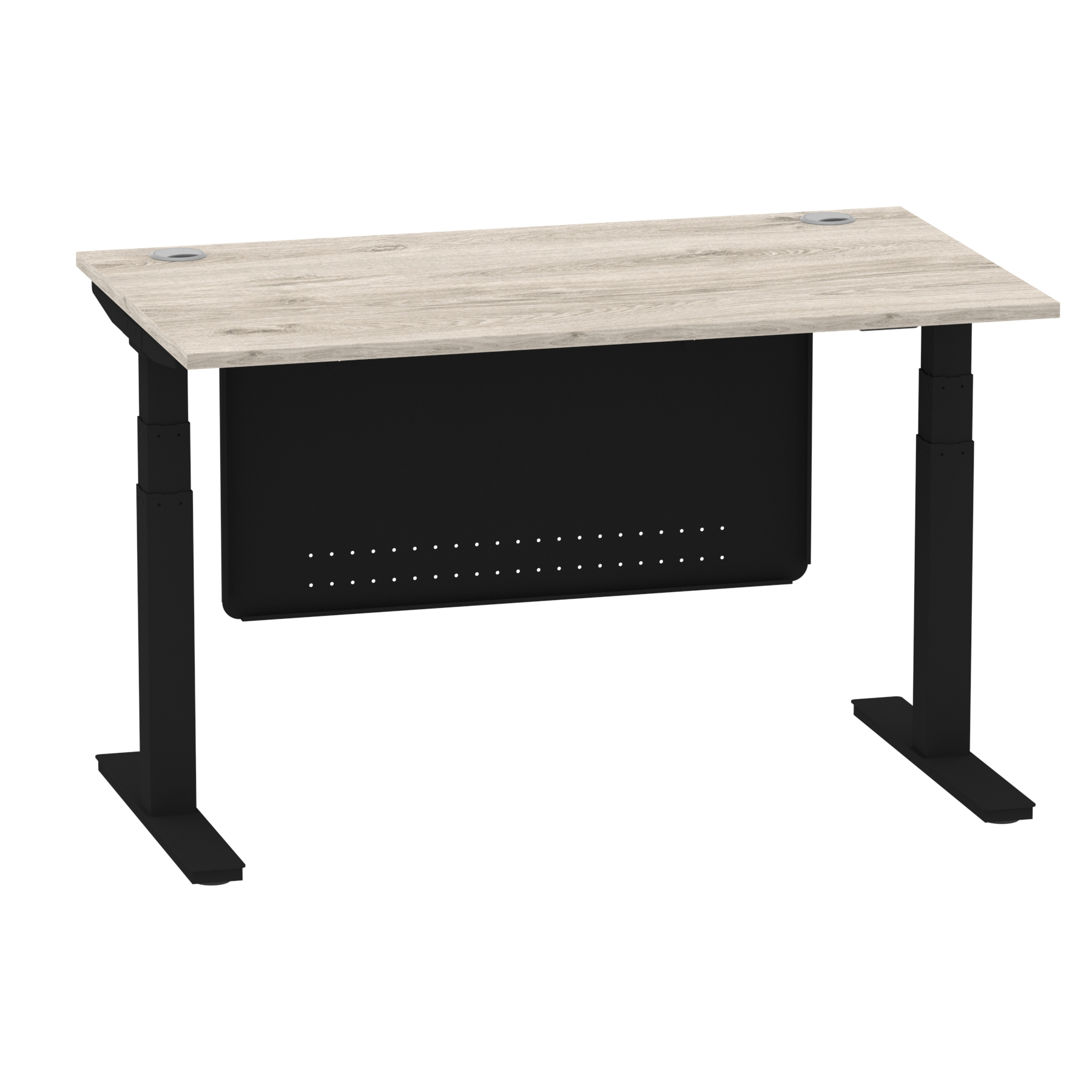 Grey Oak / Black Frame