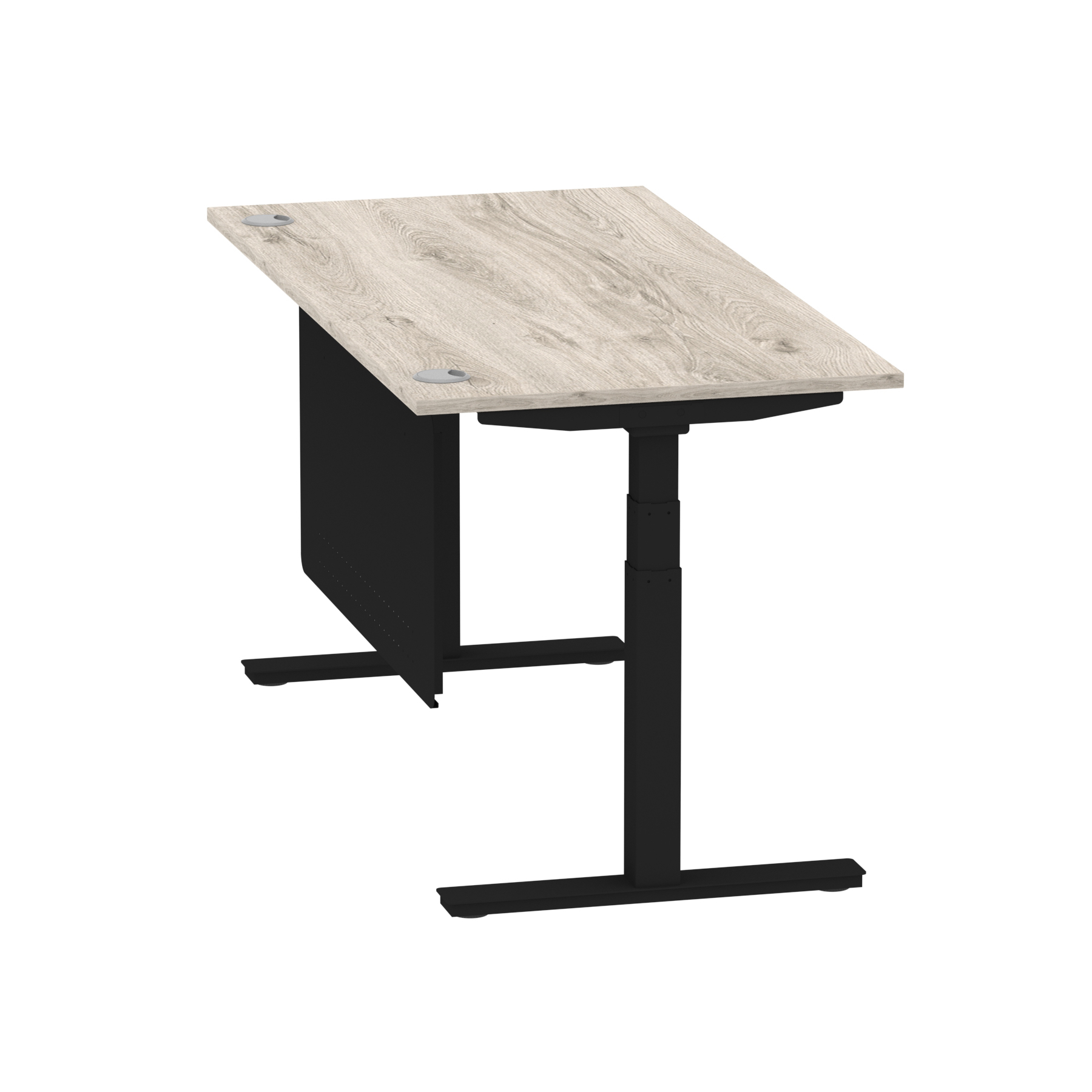 Grey Oak / Black Frame