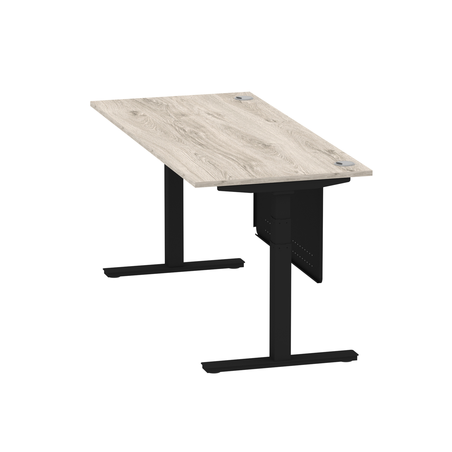 Grey Oak / Black Frame
